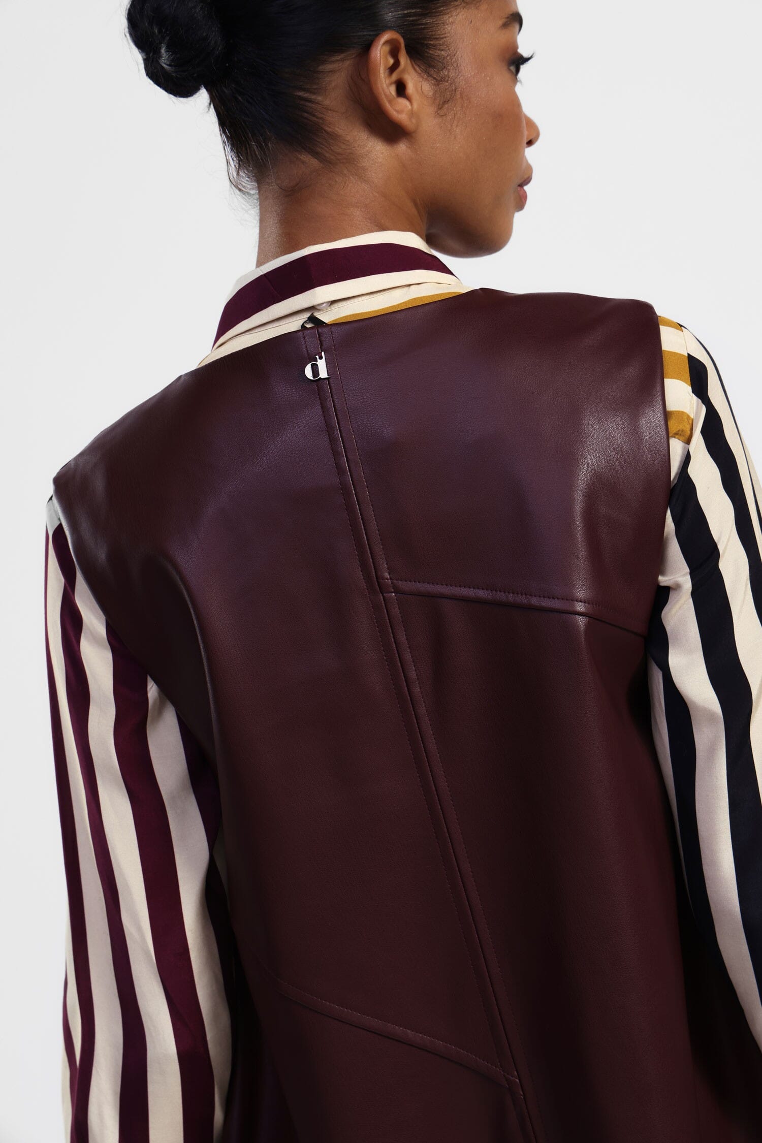 Vestito Corto A Blocchi Con Zip Dixie