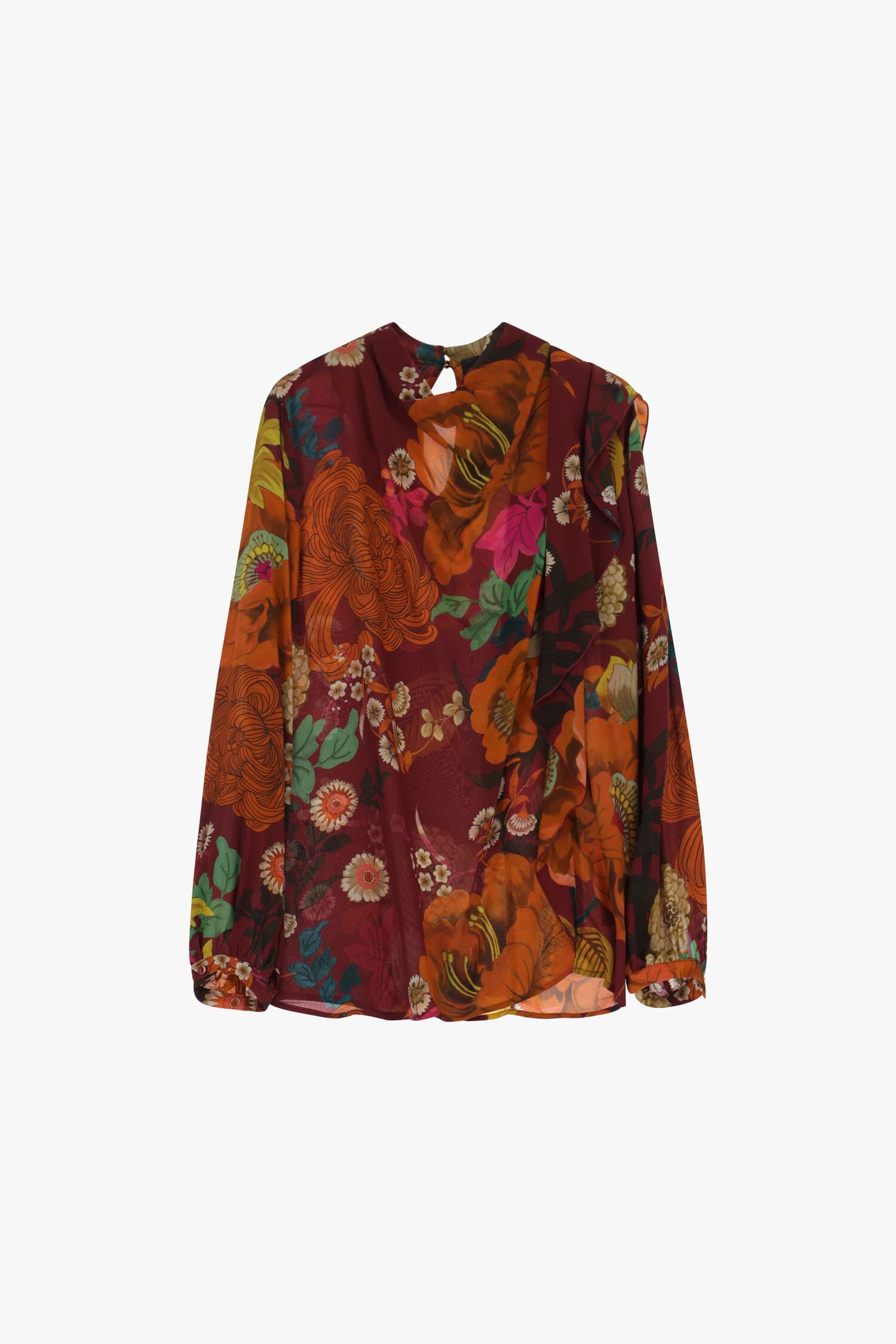 Chemise à manches longues à imprimé floral Dixie