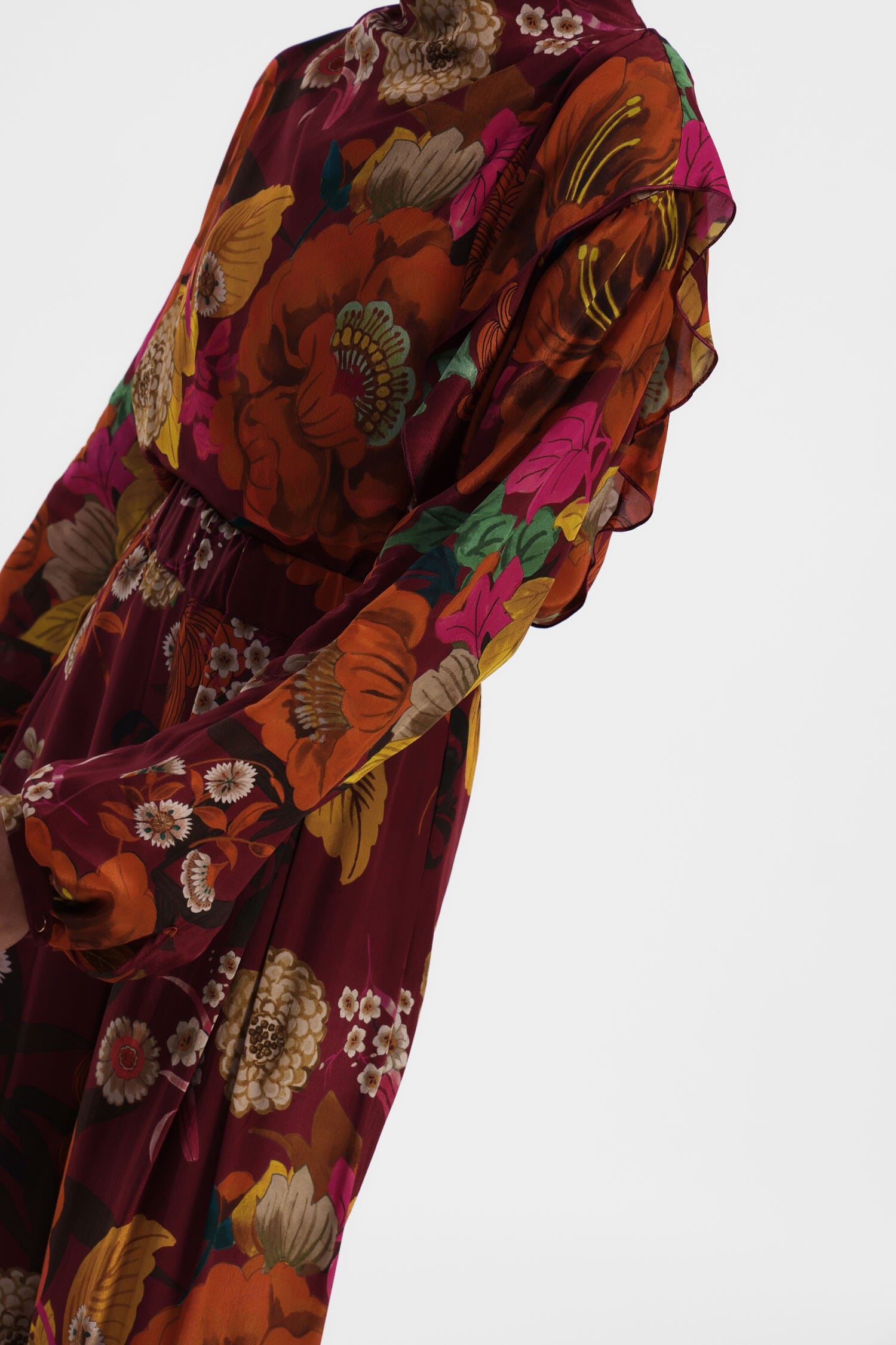 Chemise à manches longues à imprimé floral Dixie