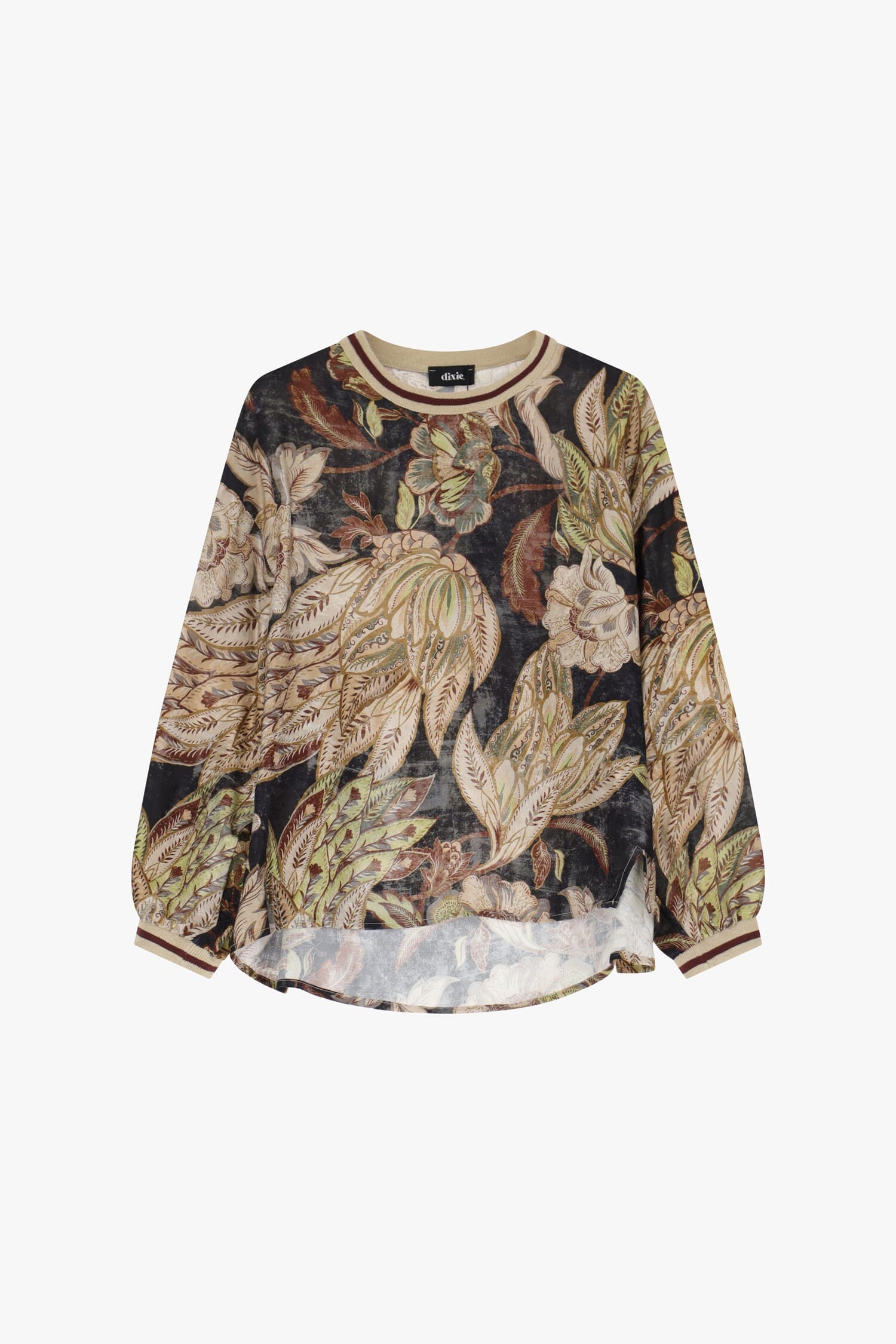 Camicia Stampata Con Maniche Lunghe Dixie