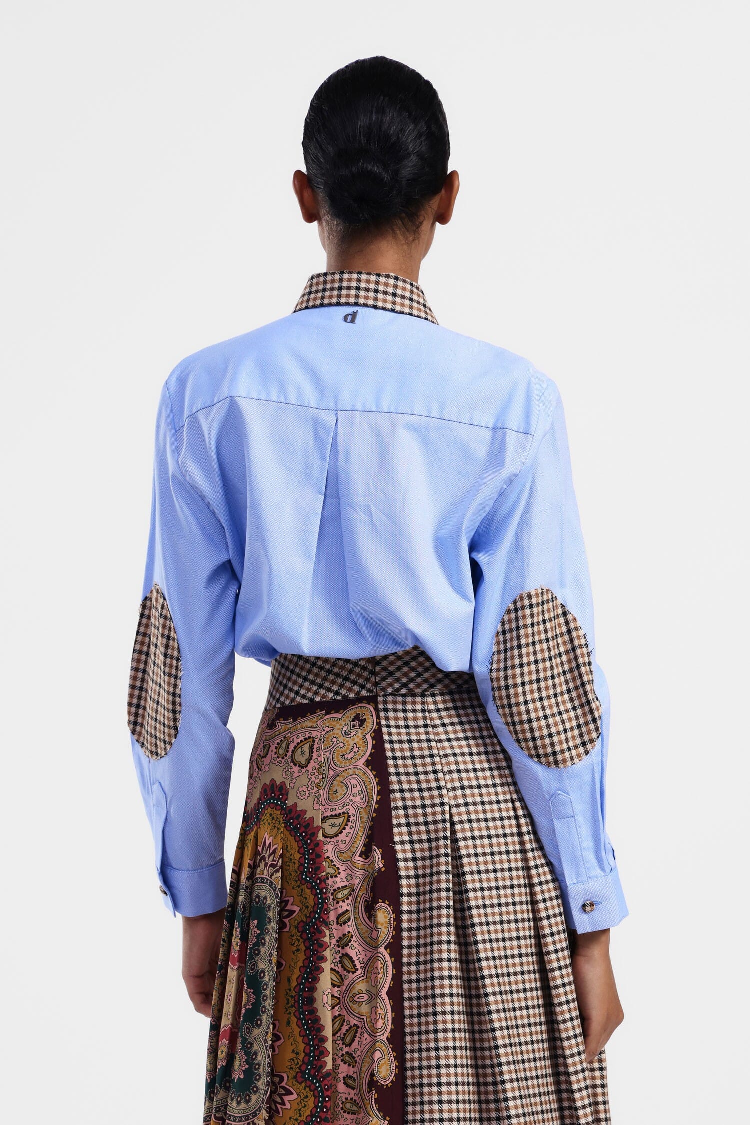 Chemise à col contrasté Dixie