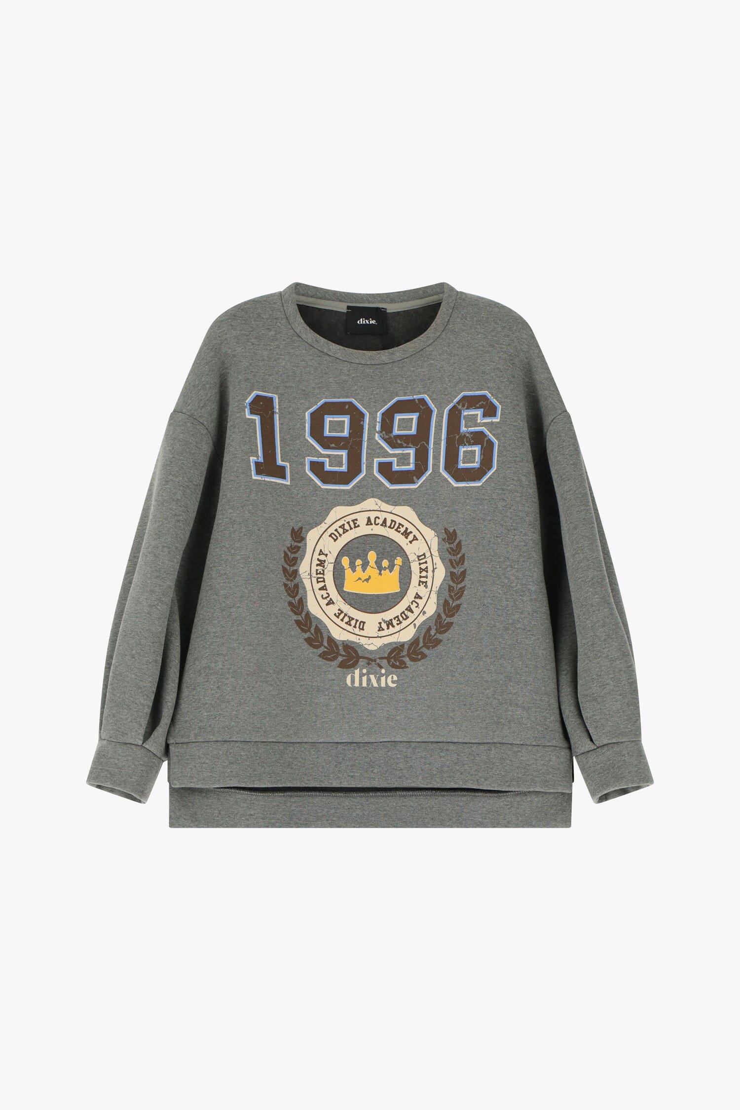 Felpa Con Stampa Retro Vintage Dixie