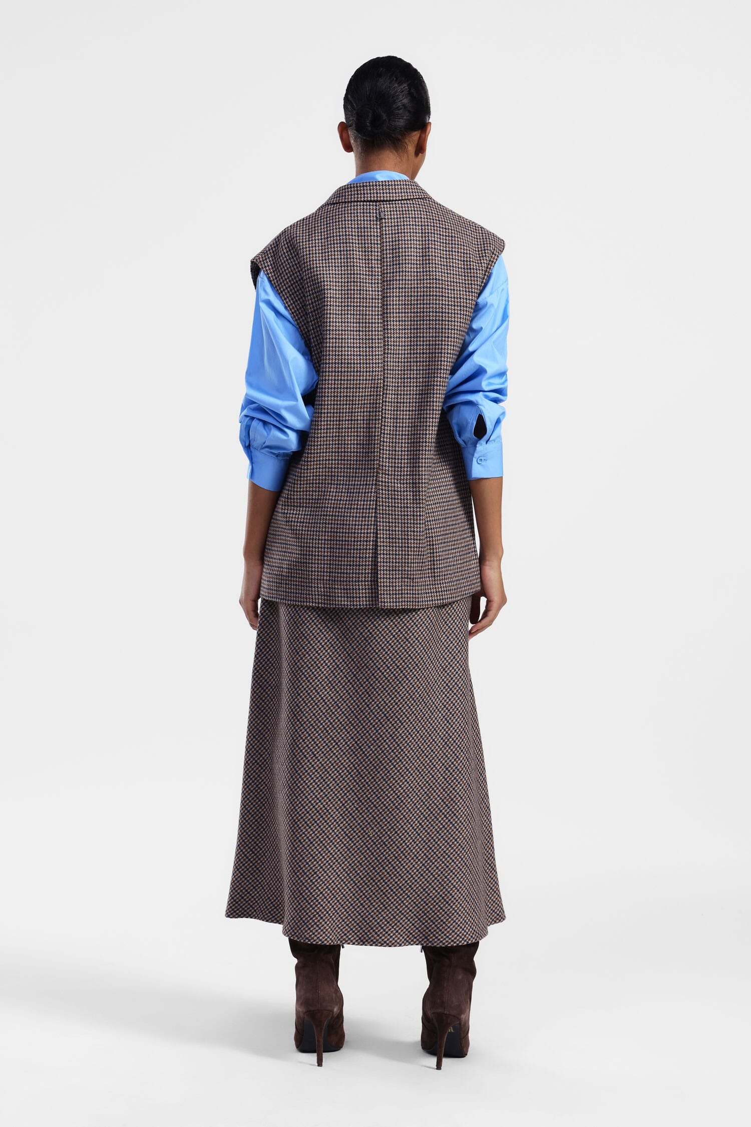 Gonna Lunga Stampata A Vita Alta Dixie