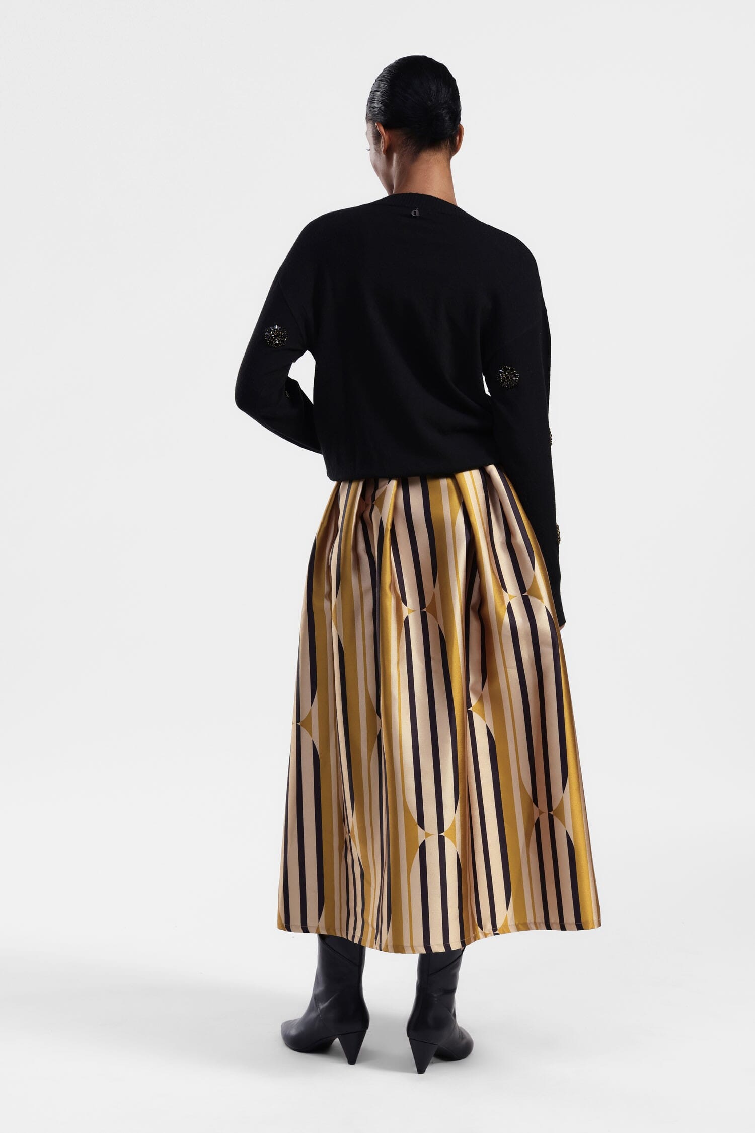 Gonna Lunga A Righe Alta Vita Dixie