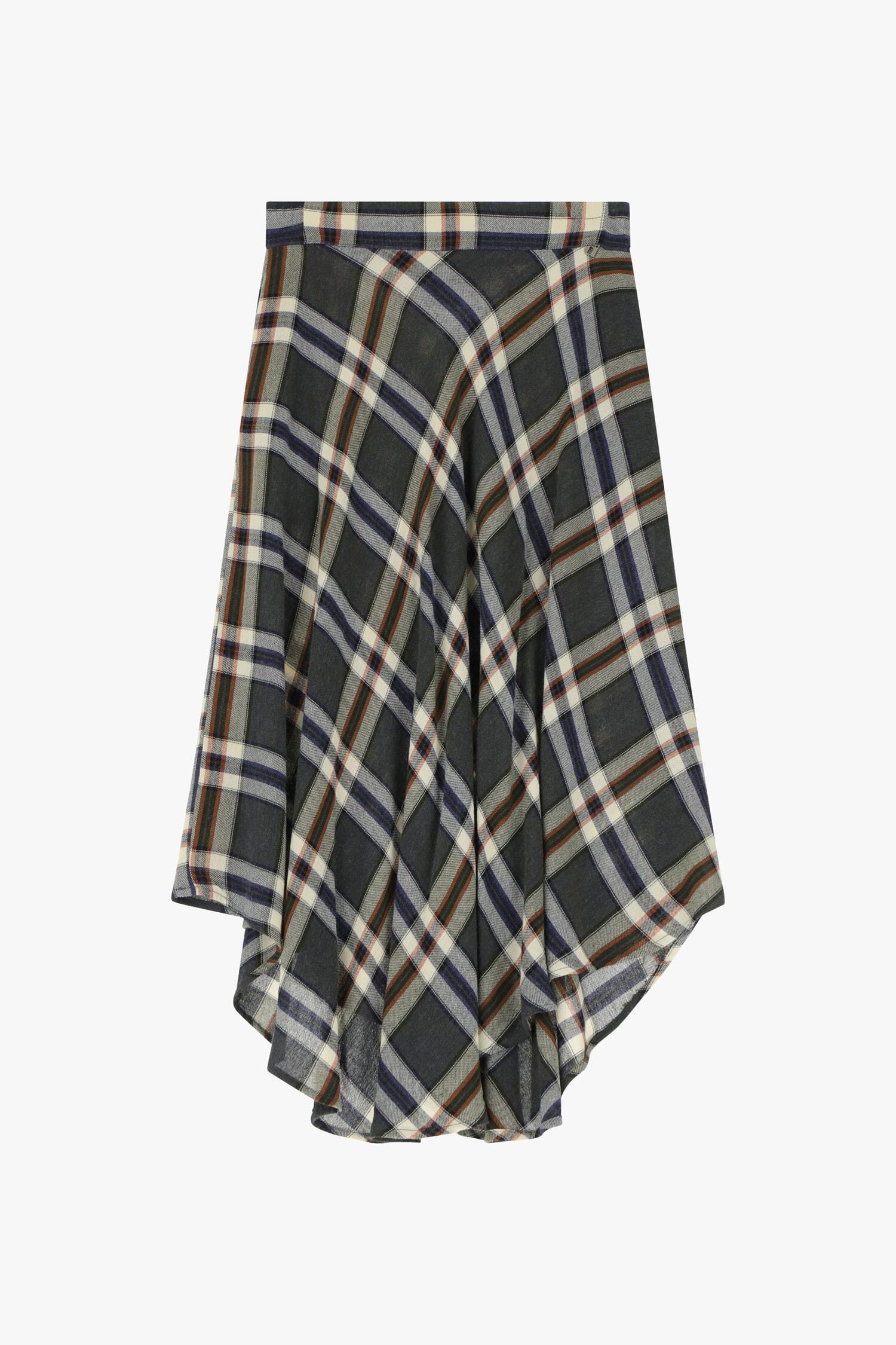 Gonna Lunga A Quadri Asimmetrica Dixie