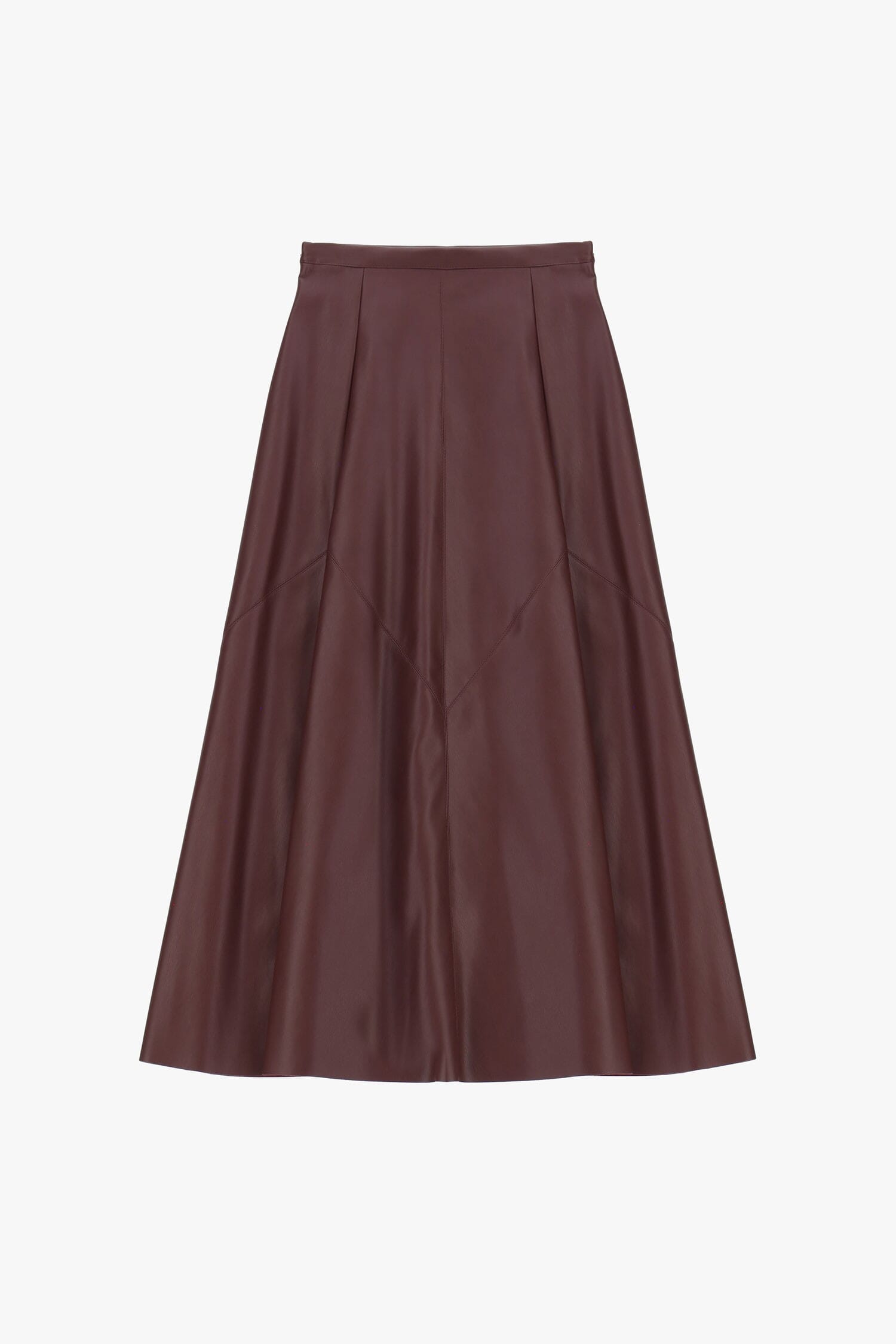 Jupe longue taille haute monochrome Dixie