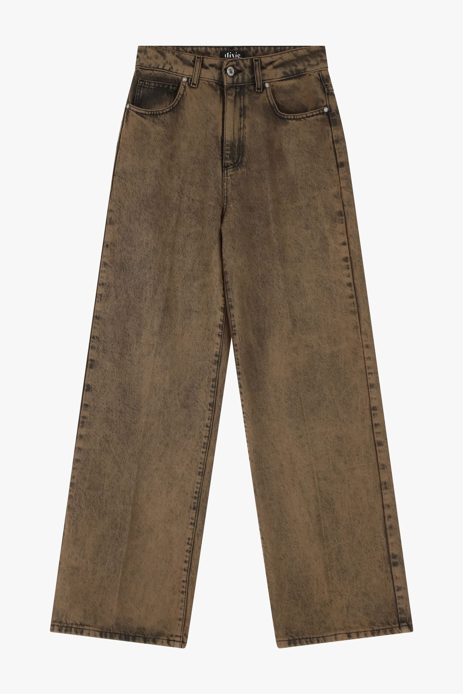 Jeans A Gamba Larga Vita Alta Dixie