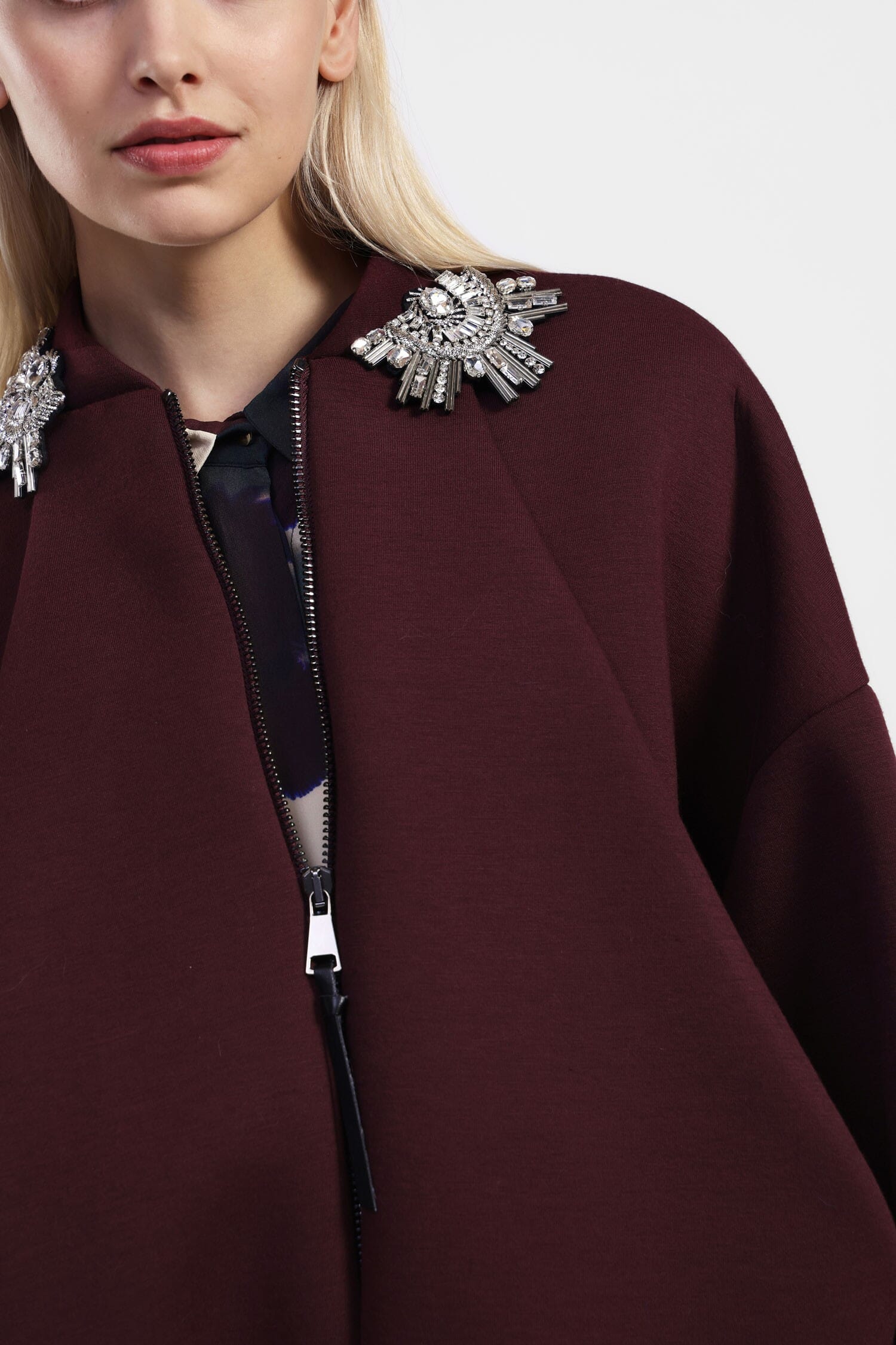 Giacca Bomber Con Cerniera E Dettagli Dixie