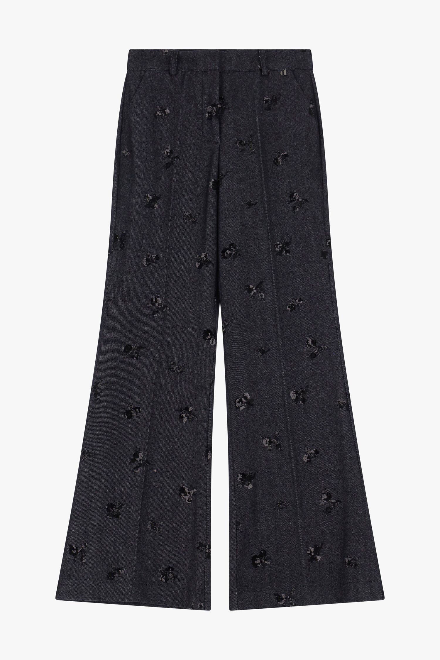 Pantaloni Svasati Stampa Floreale Dixie