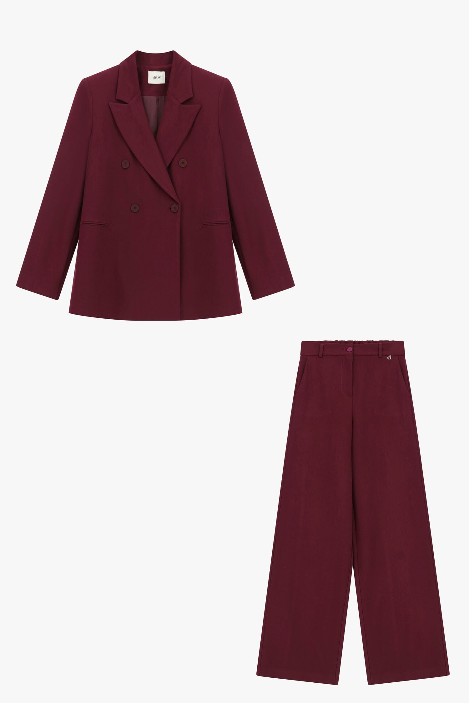 Completo Con Giacca Doppiopetto E Pantaloni Ampi Dixie