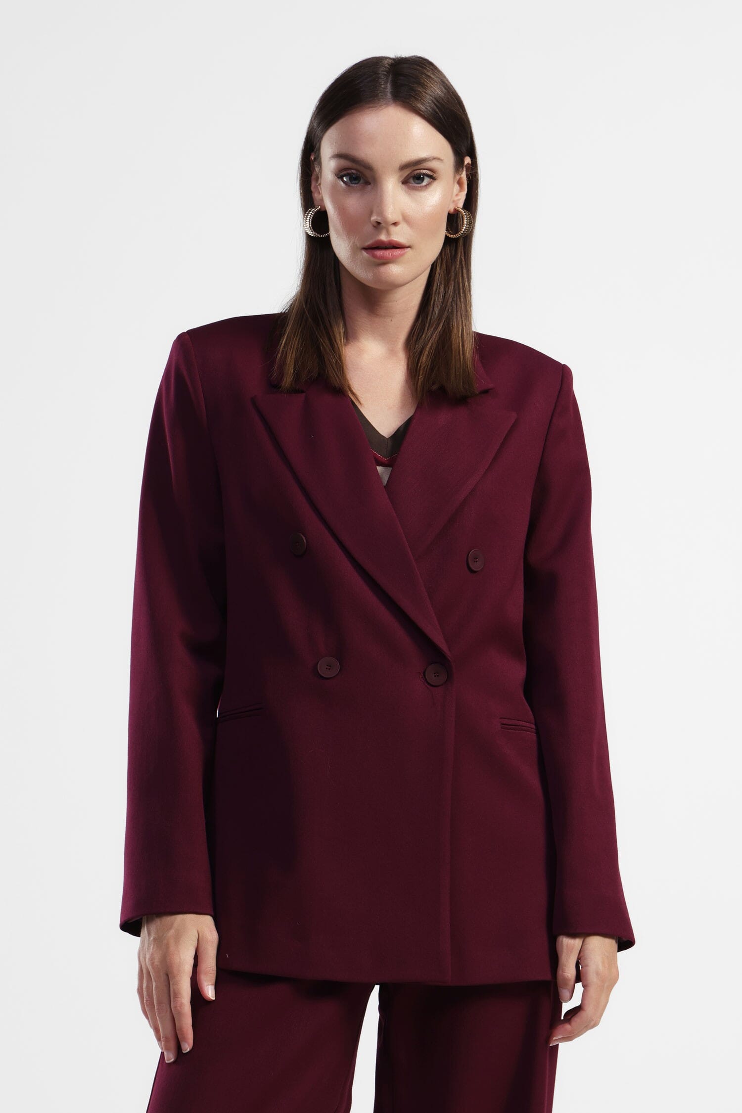 Completo Con Giacca Doppiopetto E Pantaloni Ampi Dixie