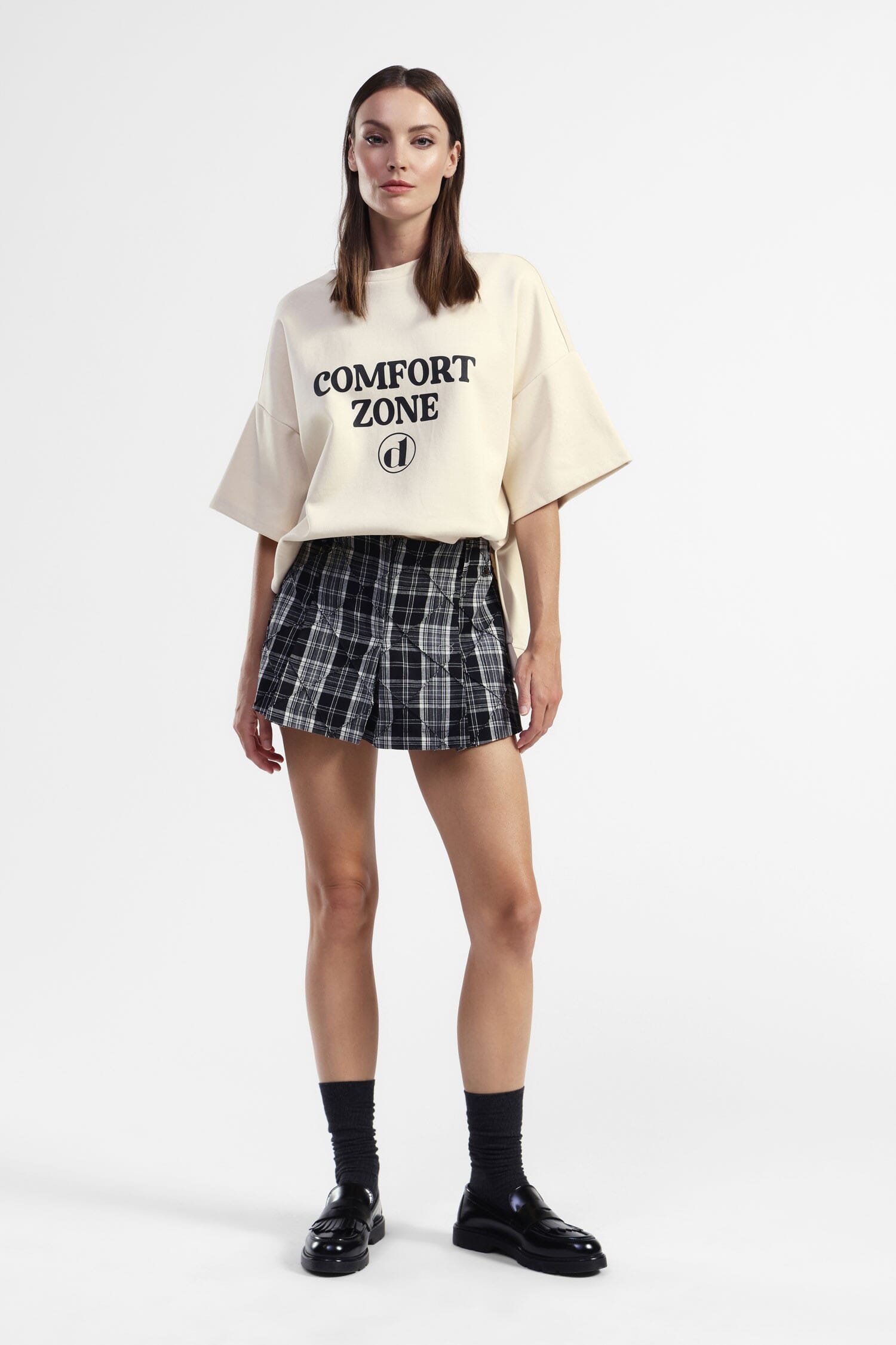 Dixie Slim Fit Plaid Shorts