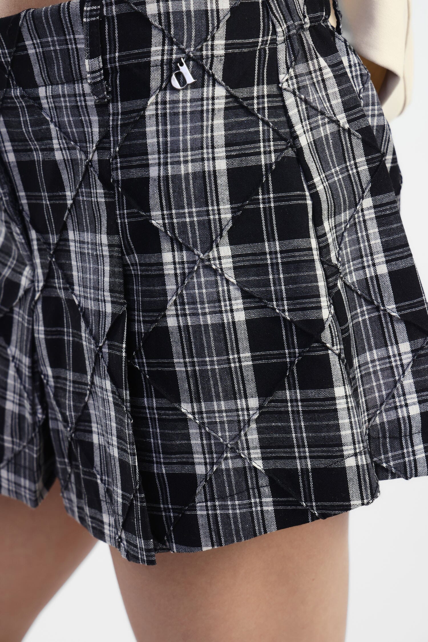 Dixie Slim Fit Plaid Shorts