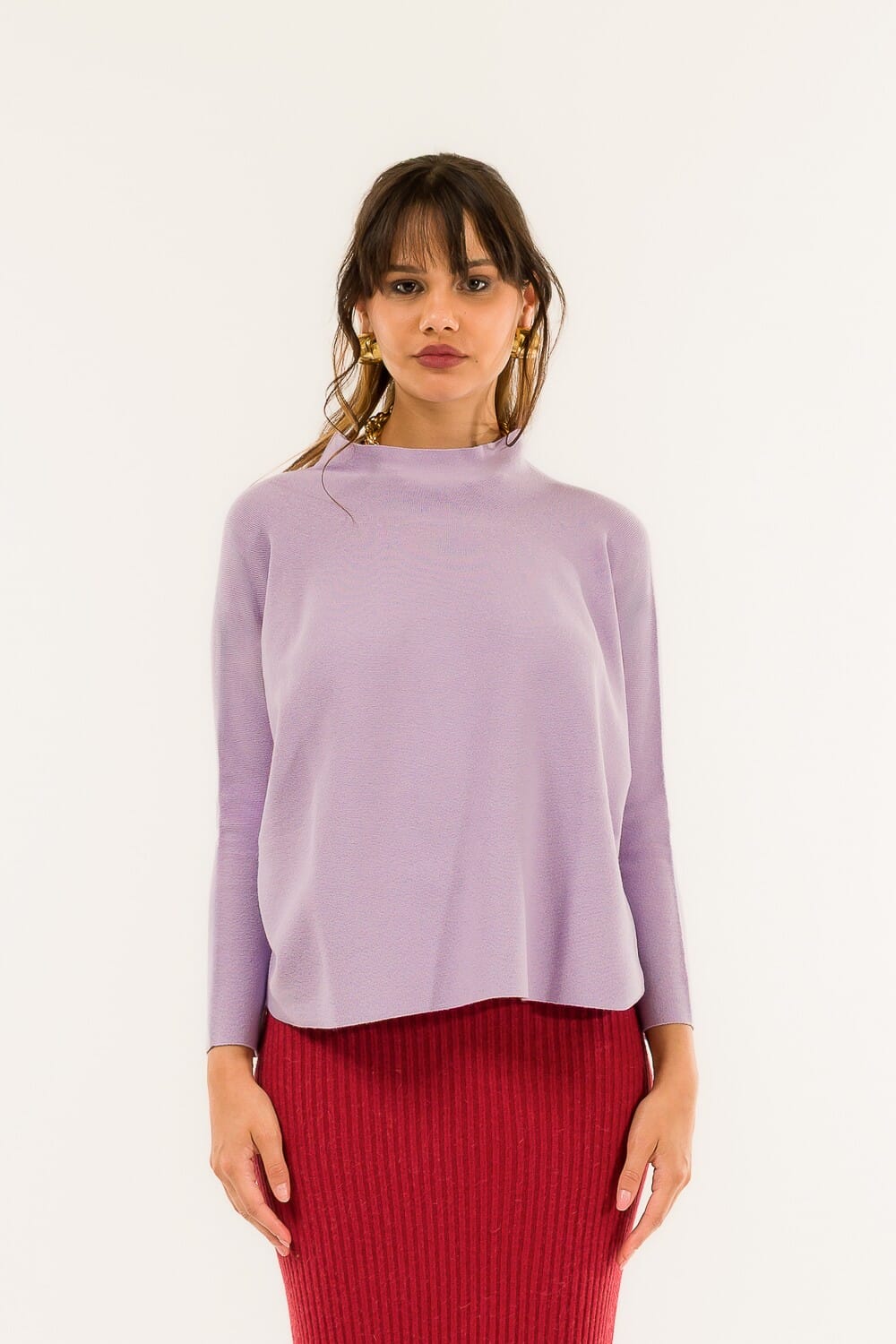 Kontatto Crater neck jersey