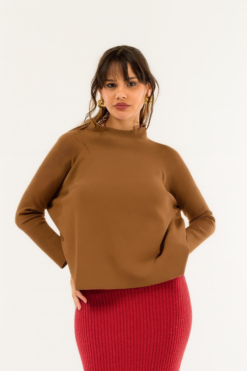 Kontatto Crater neck jersey