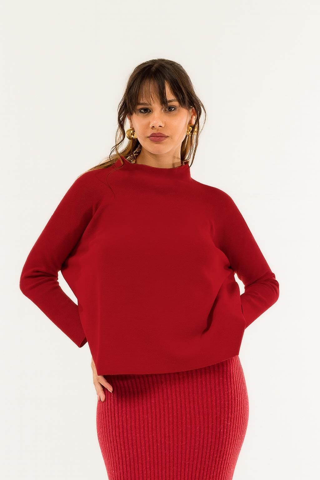 Kontatto Crater neck jersey