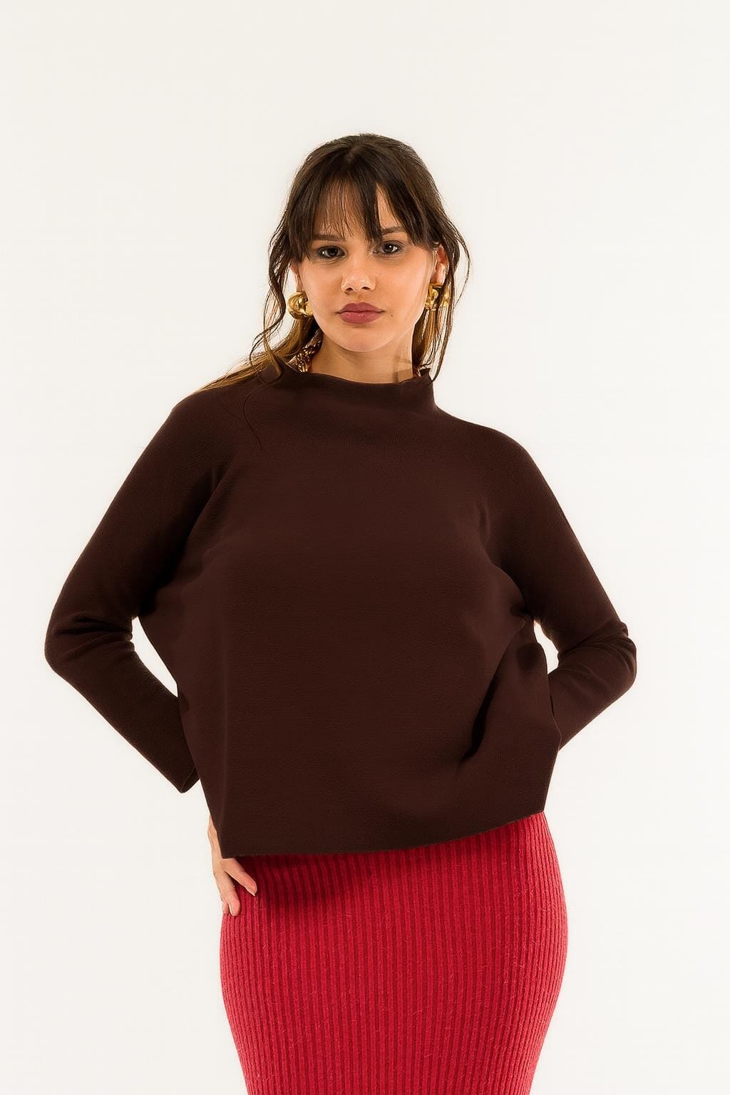 Kontatto Crater neck jersey