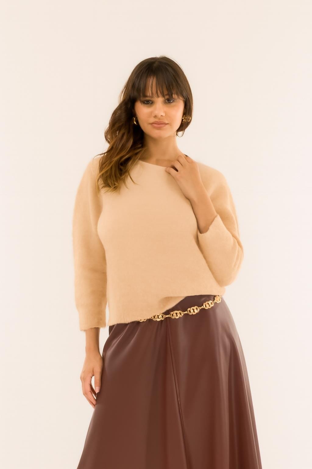 Girocollo Manica Tre Quarti Kontatto