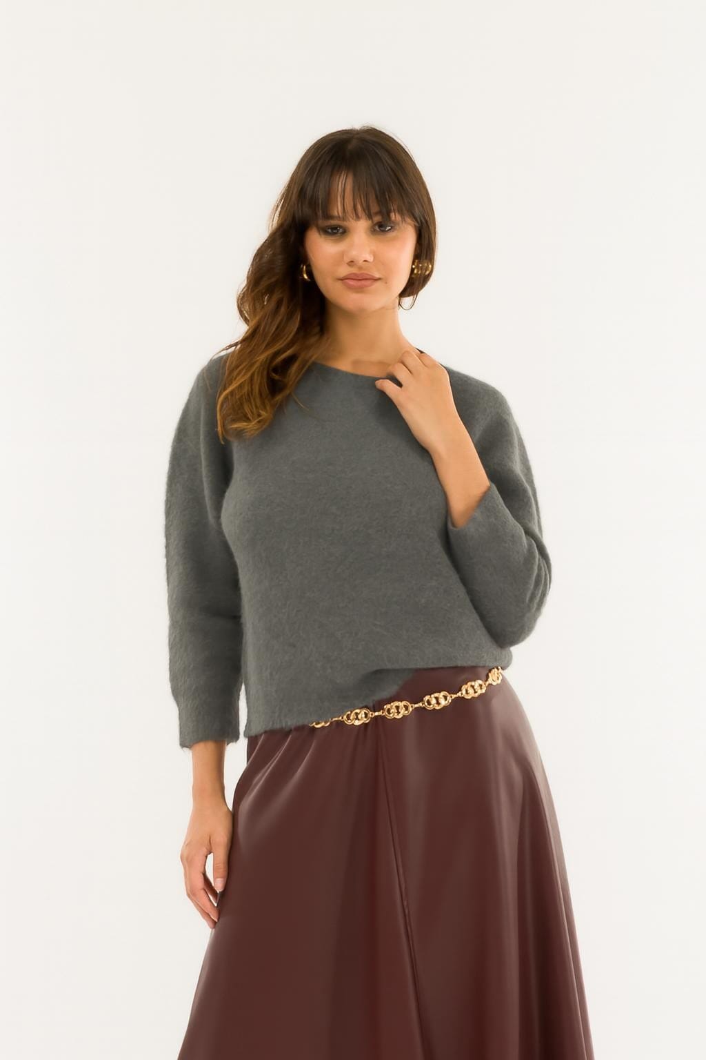 Girocollo Manica Tre Quarti Kontatto