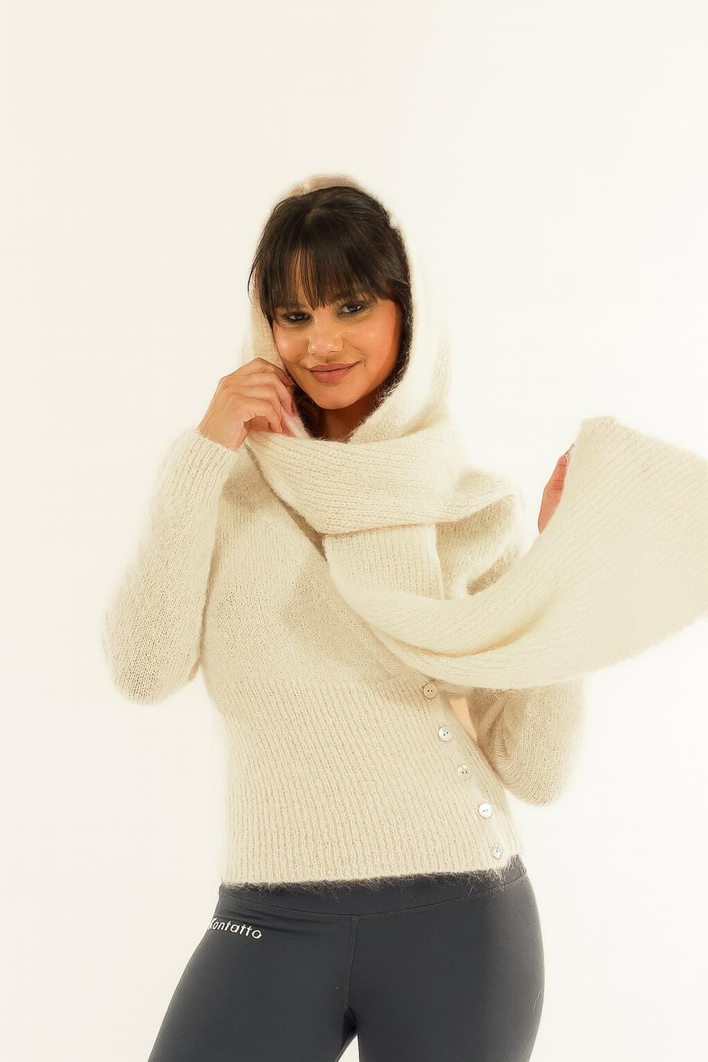 Sciarpa Con Cappuccio Kontatto