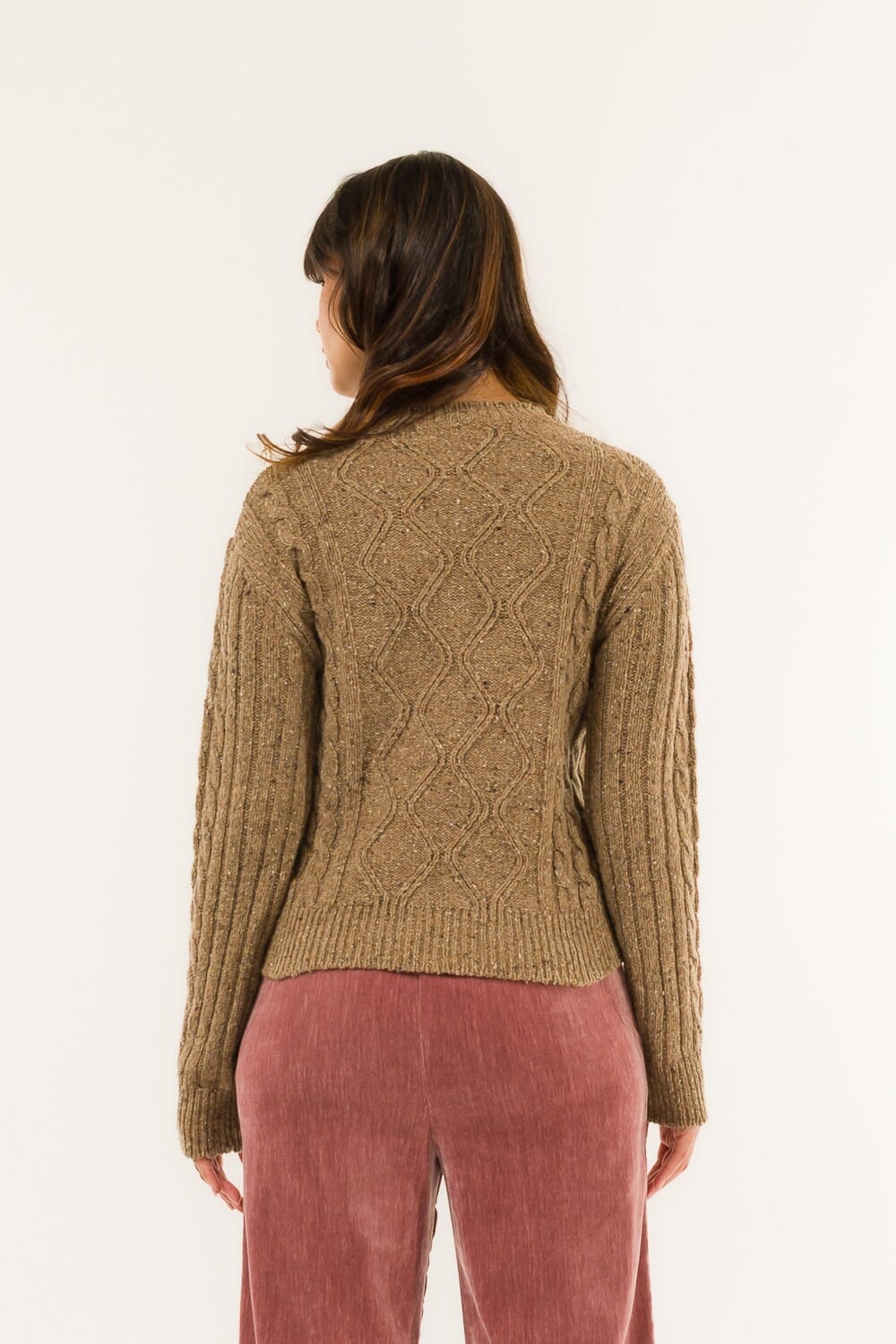 Girocollo Losanghe Ricamo Kontatto