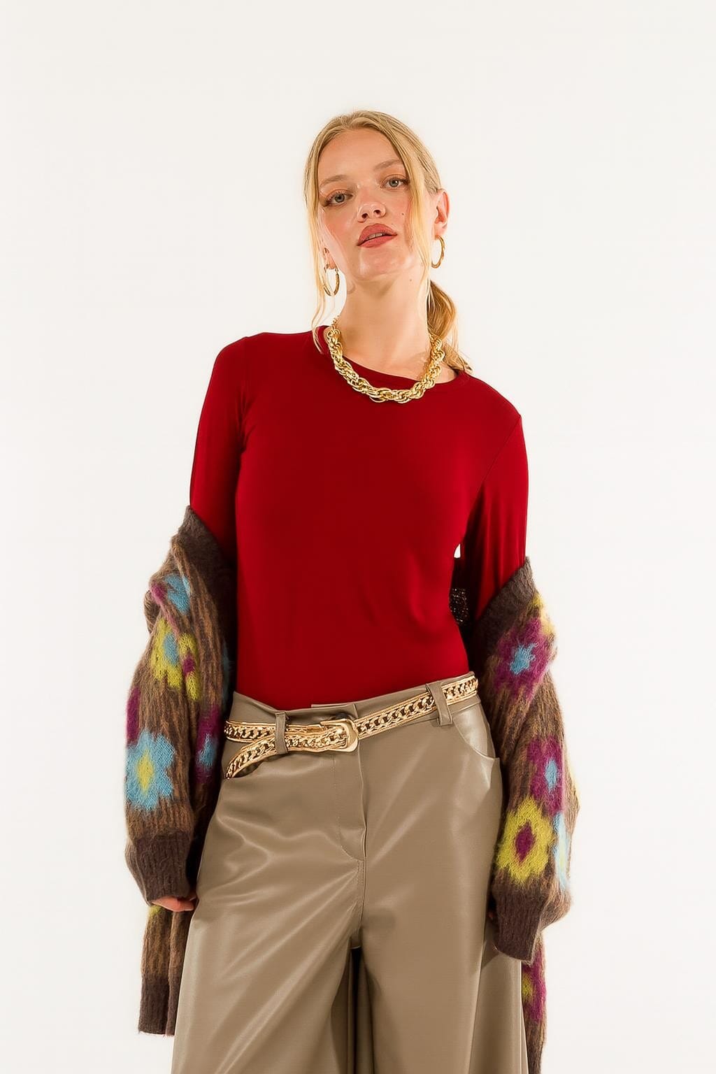 Girocollo Manica Lunga Kontatto