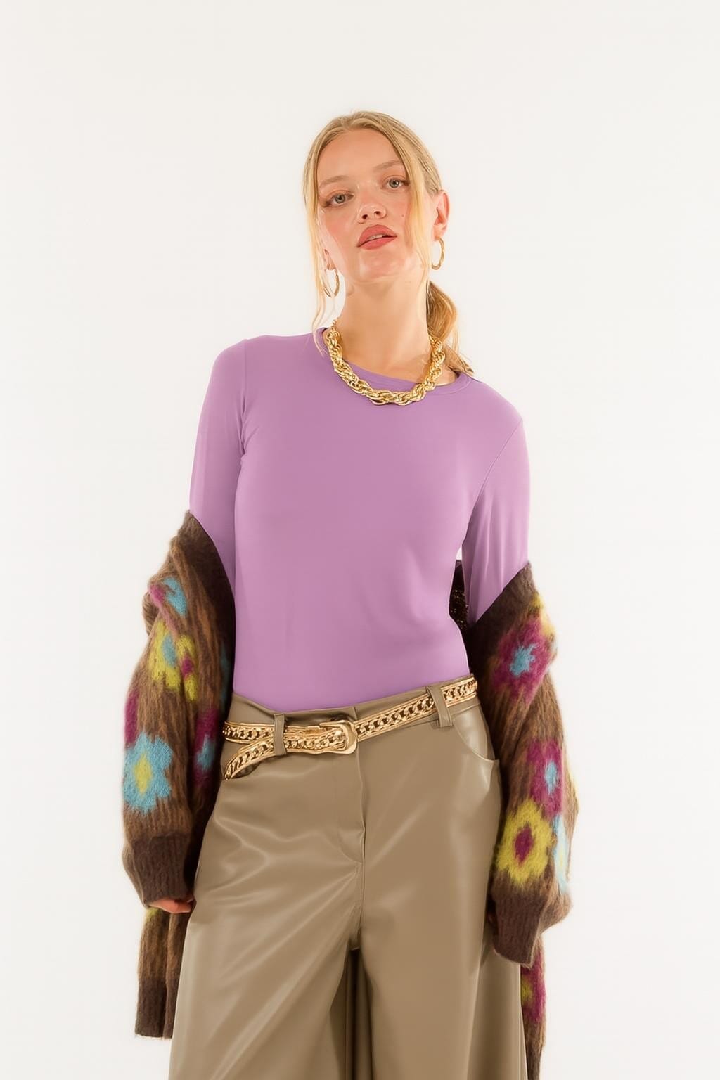 Girocollo Manica Lunga Kontatto