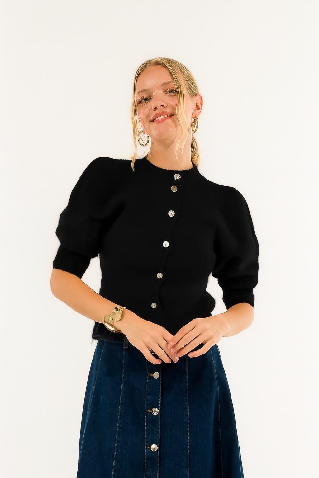 Kontatto Balloon Sleeve Jacket