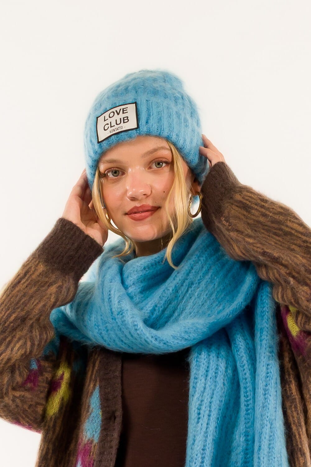 Cuffia Coste Etichetta Kontatto