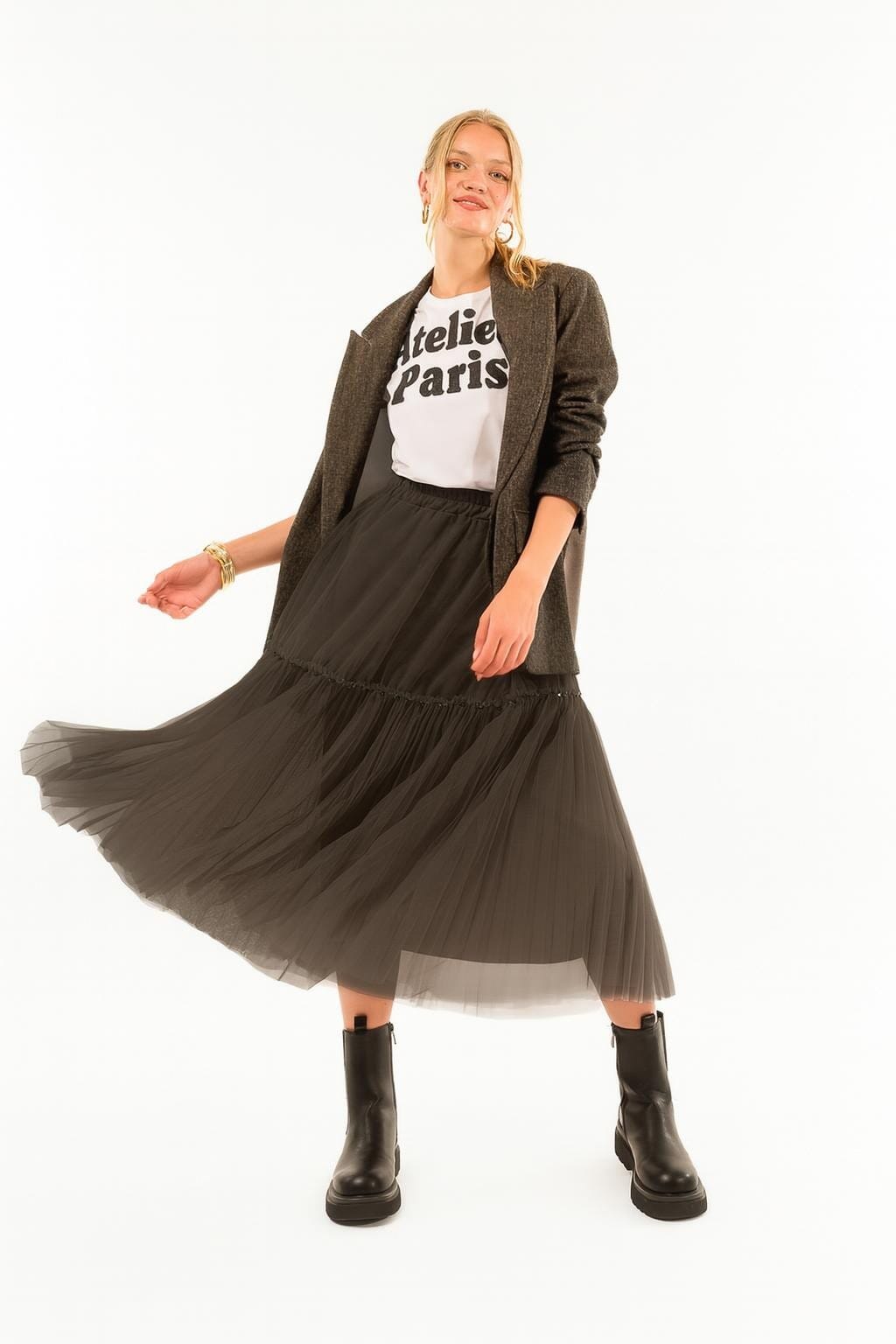 Gonna Midi Tulle Kontatto