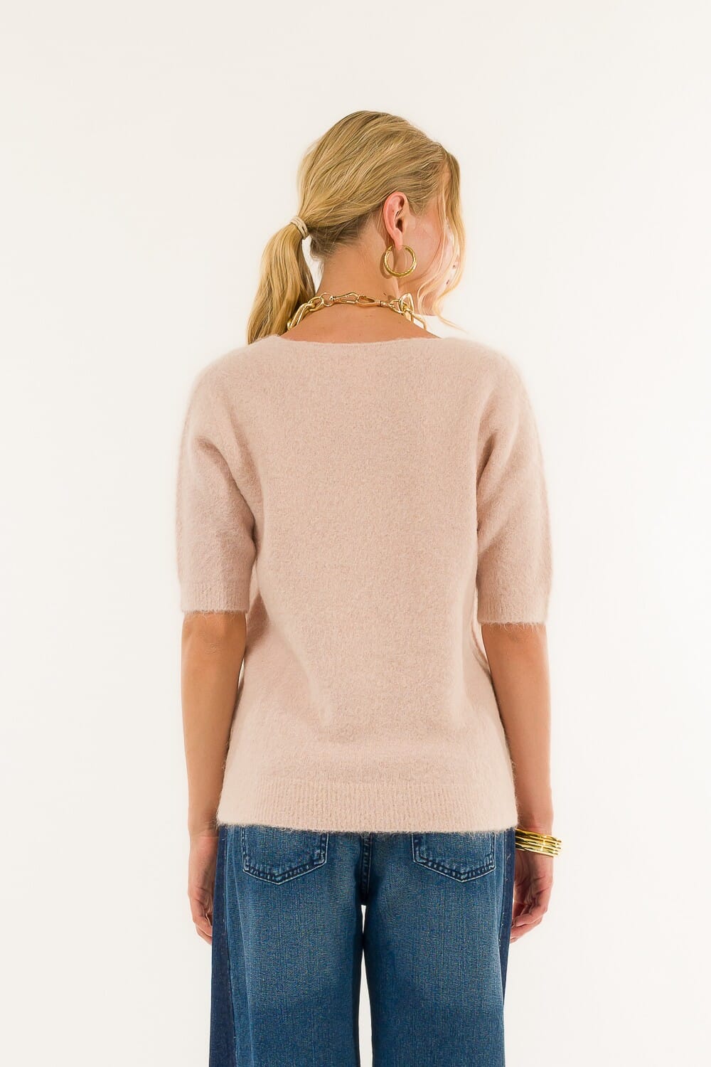 Kontatto Short Sleeve V-neck