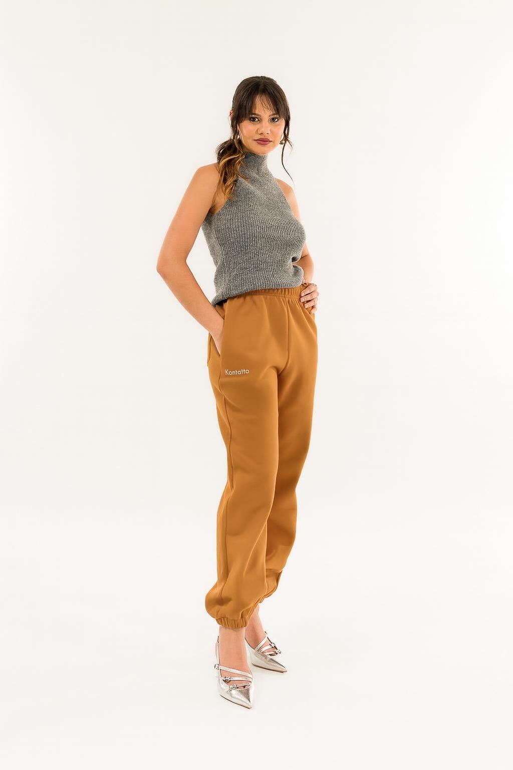 Kontatto Elastic Bottom Trousers