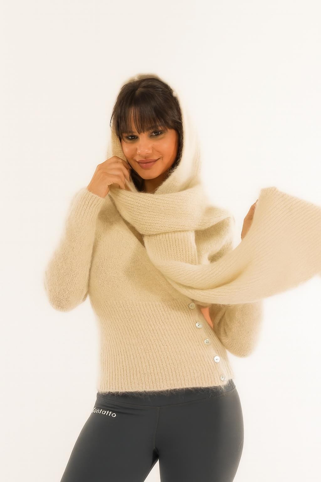 Sciarpa Con Cappuccio Kontatto