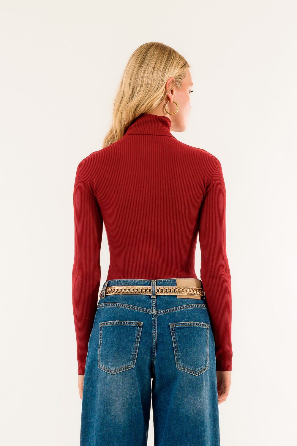 Kontatto rib turtleneck