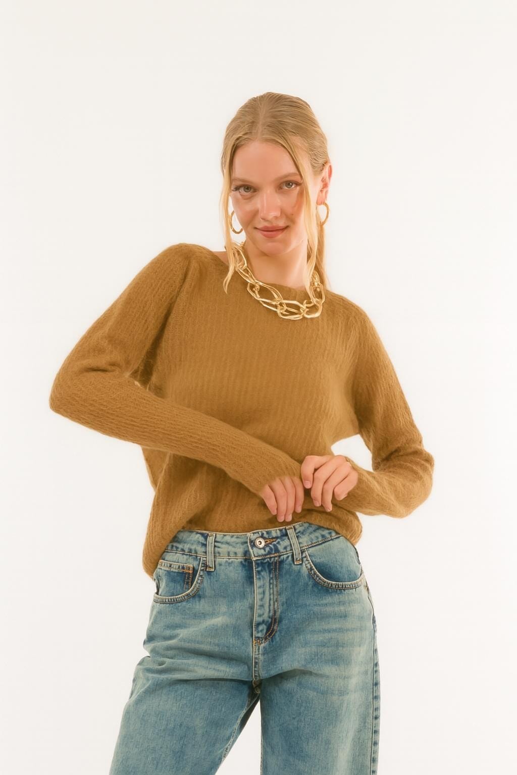 Kontatto - Pull à col bateau