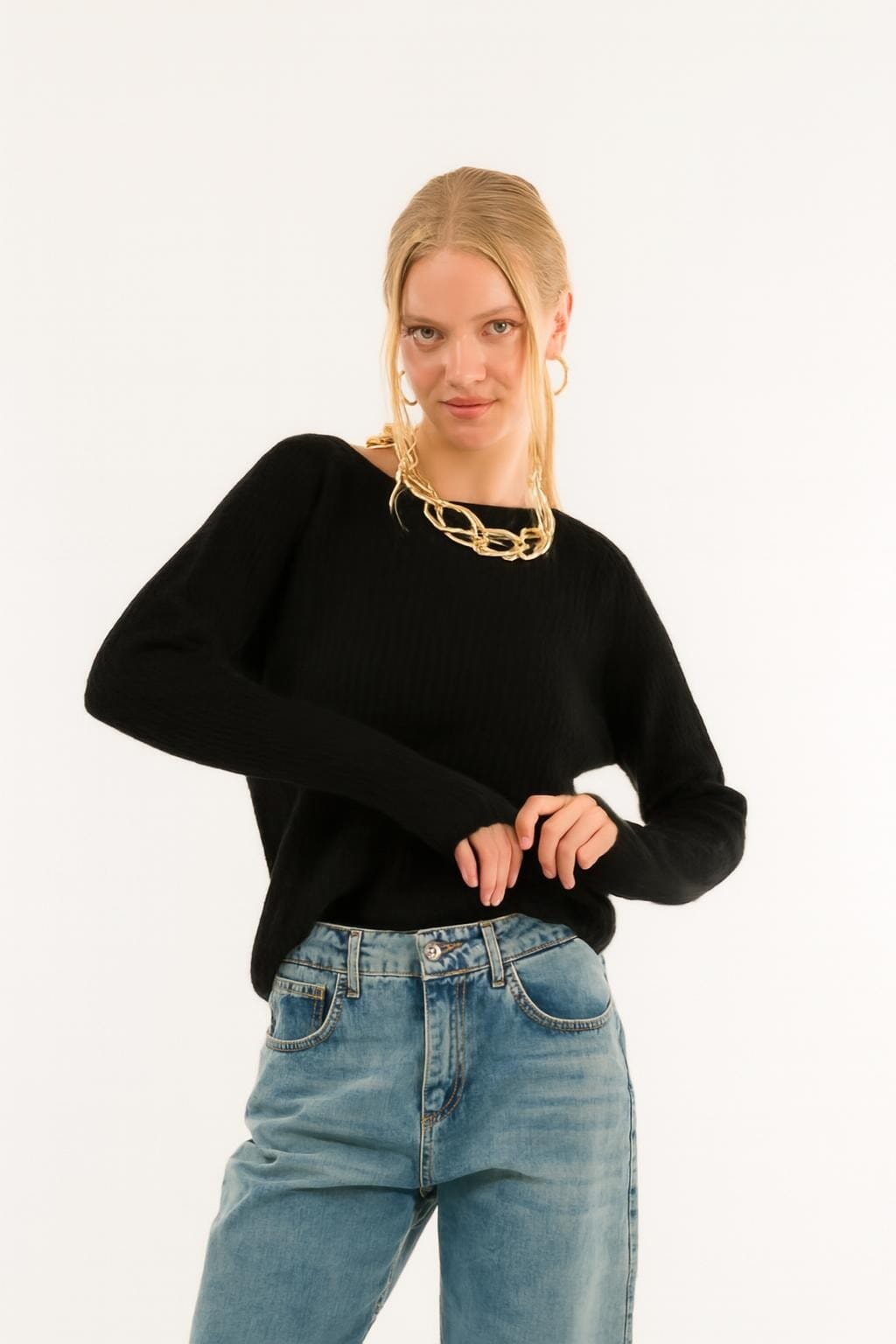 Kontatto - Pull à col bateau