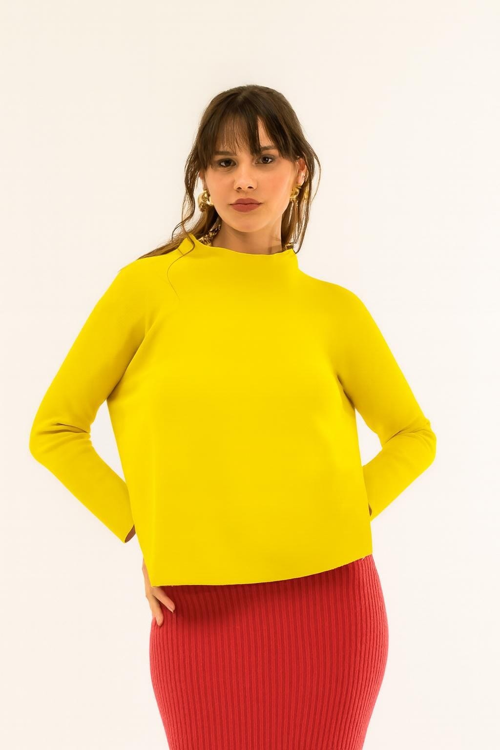 Kontatto Crater neck jersey