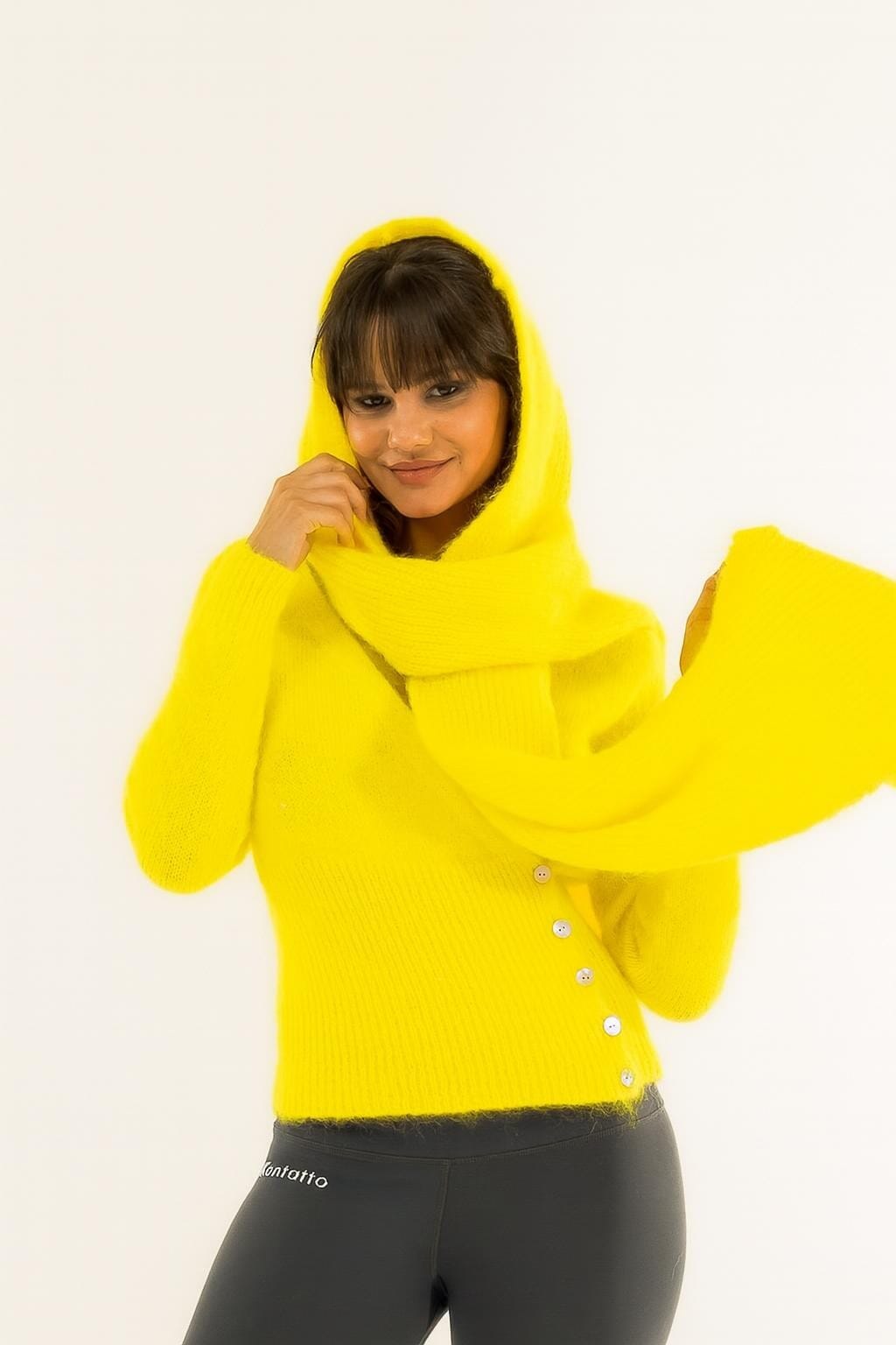 Sciarpa Con Cappuccio Kontatto