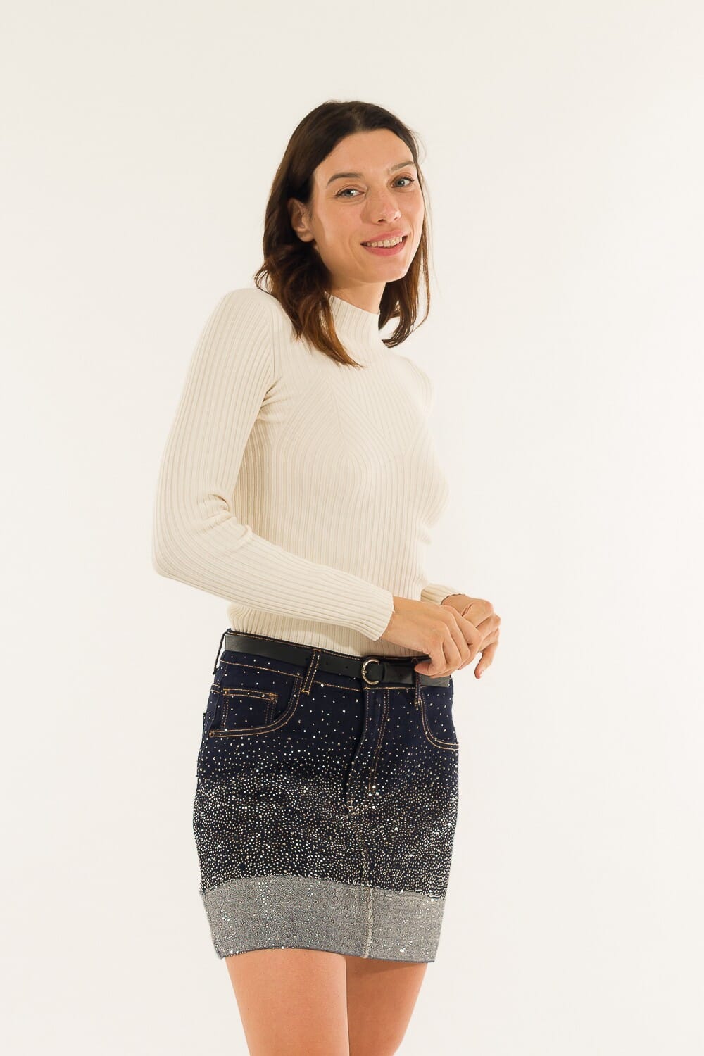 Lupetto A Coste Kontatto