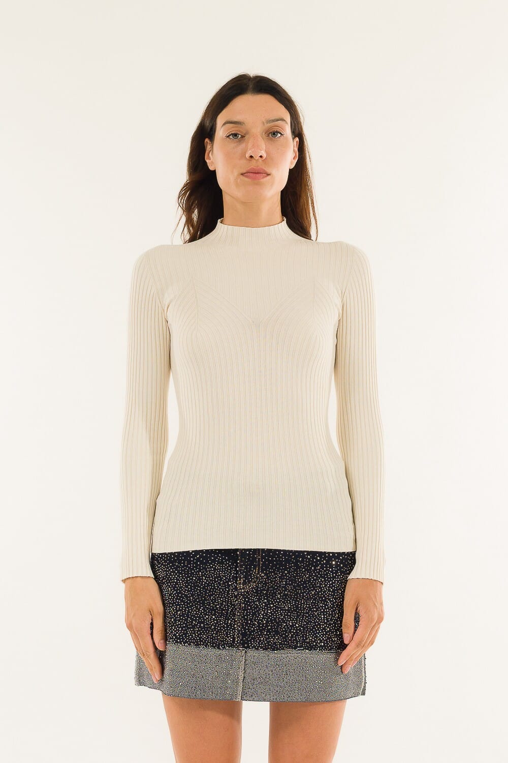 Lupetto A Coste Kontatto