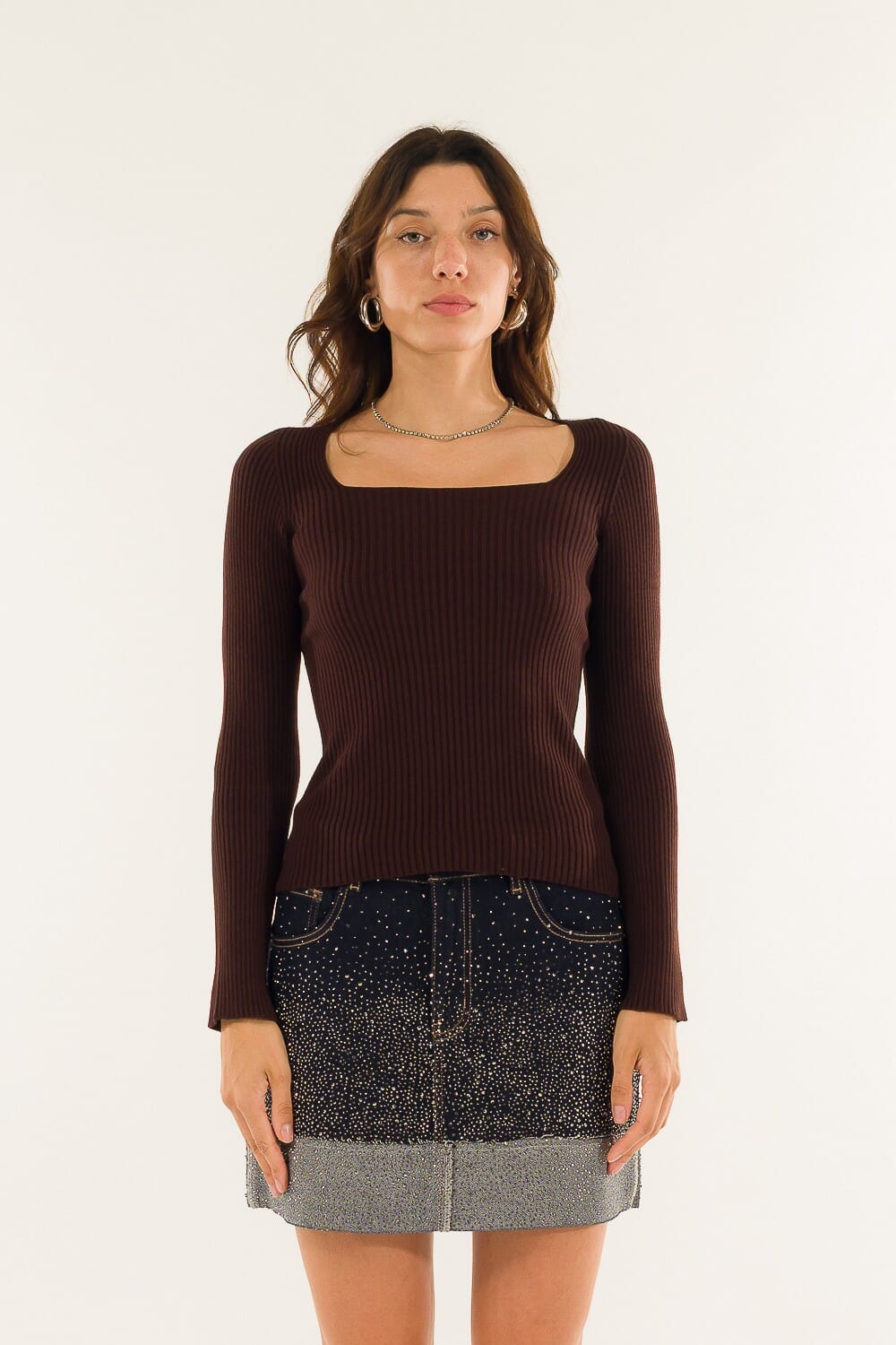 Maglia Scollo Quadro Kontatto