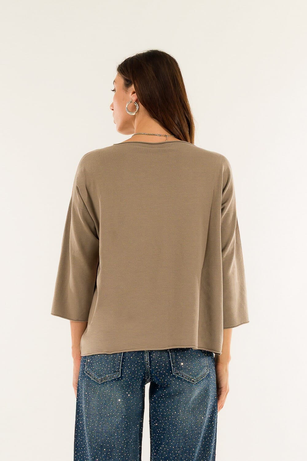 Girocollo Over Rotolino Kontatto