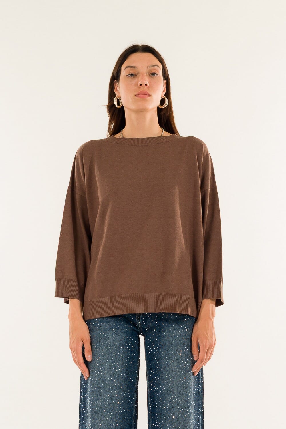 Kontatto Crater neck jersey