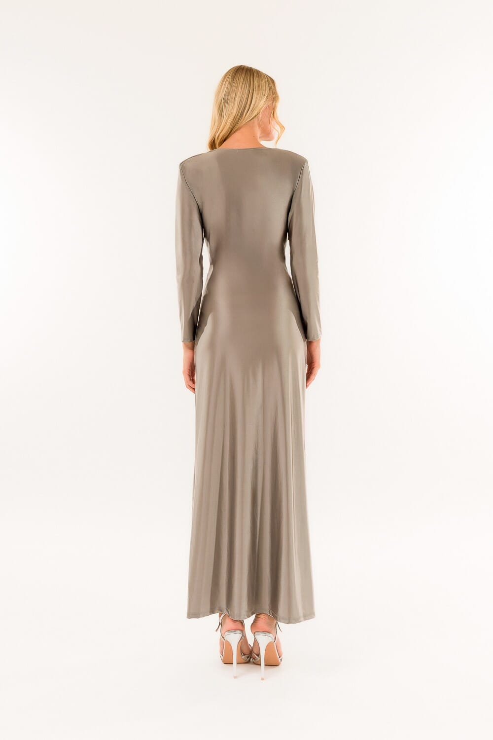 Abito Scollo V Lungo Kontatto