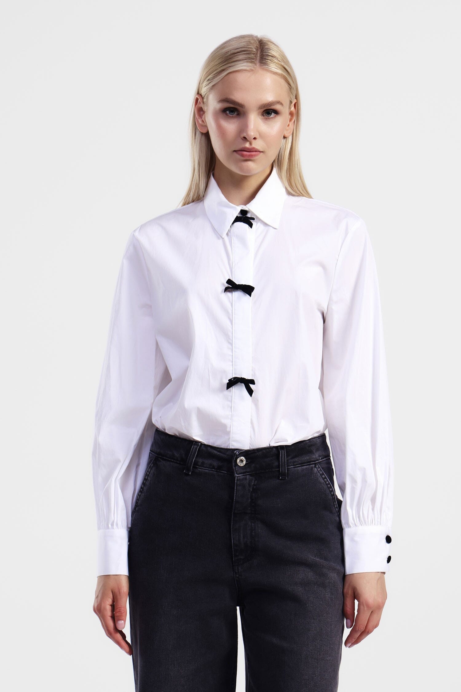 Chemise à col classique et nœuds Dixie