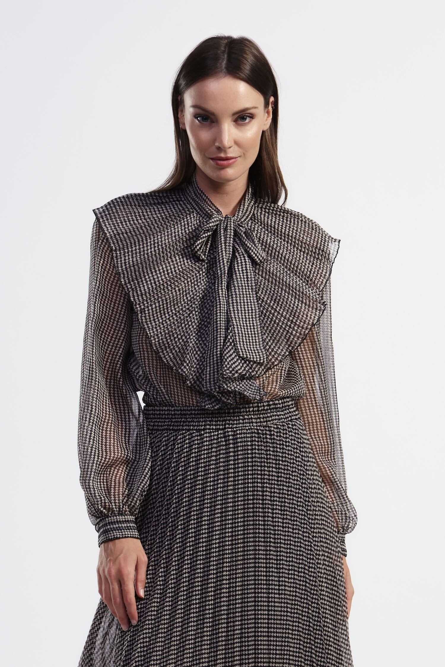 Camicia Stampa A Maniche Lunghe Dixie