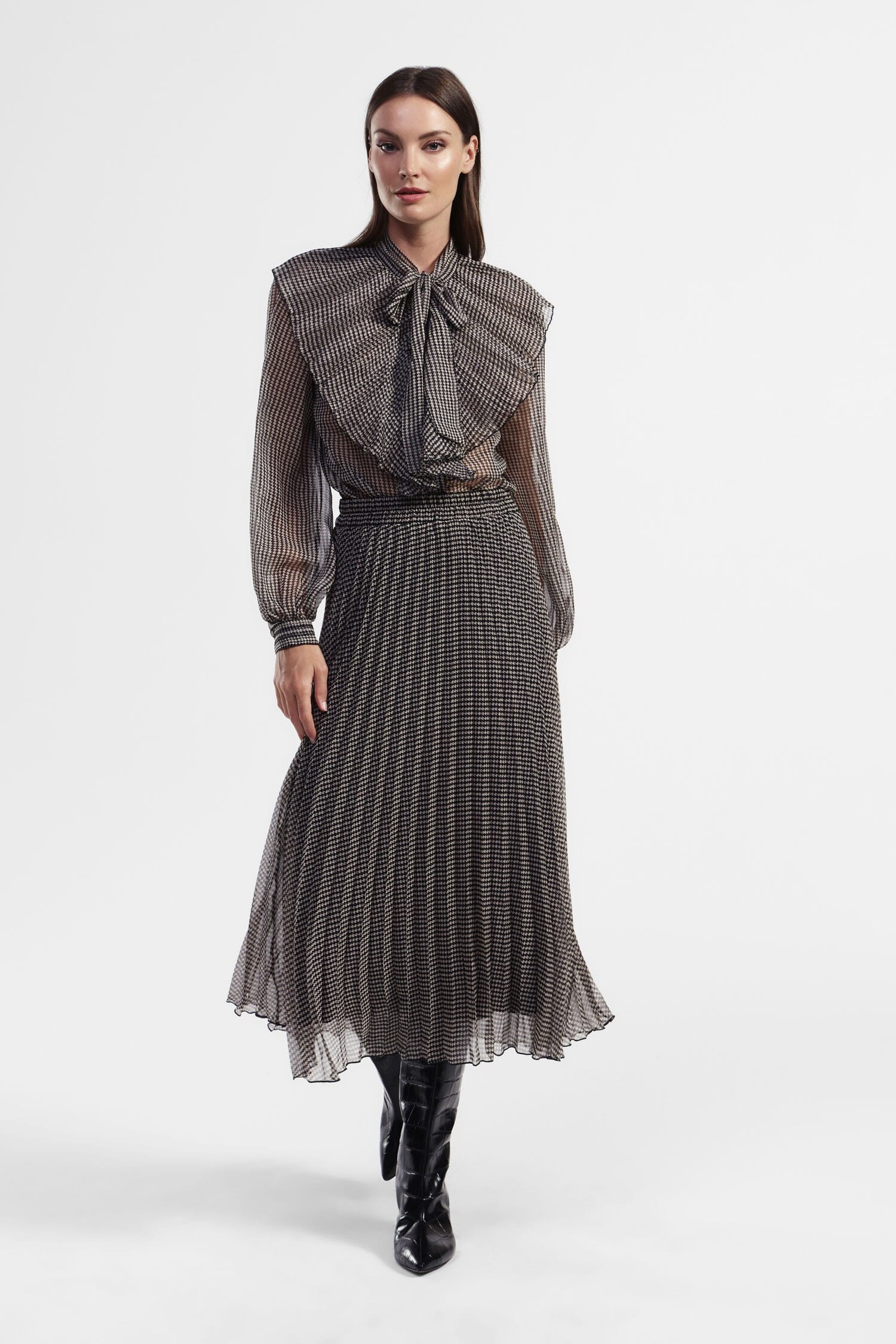 Gonna Lunga A Stampa Con Vita Alta Dixie