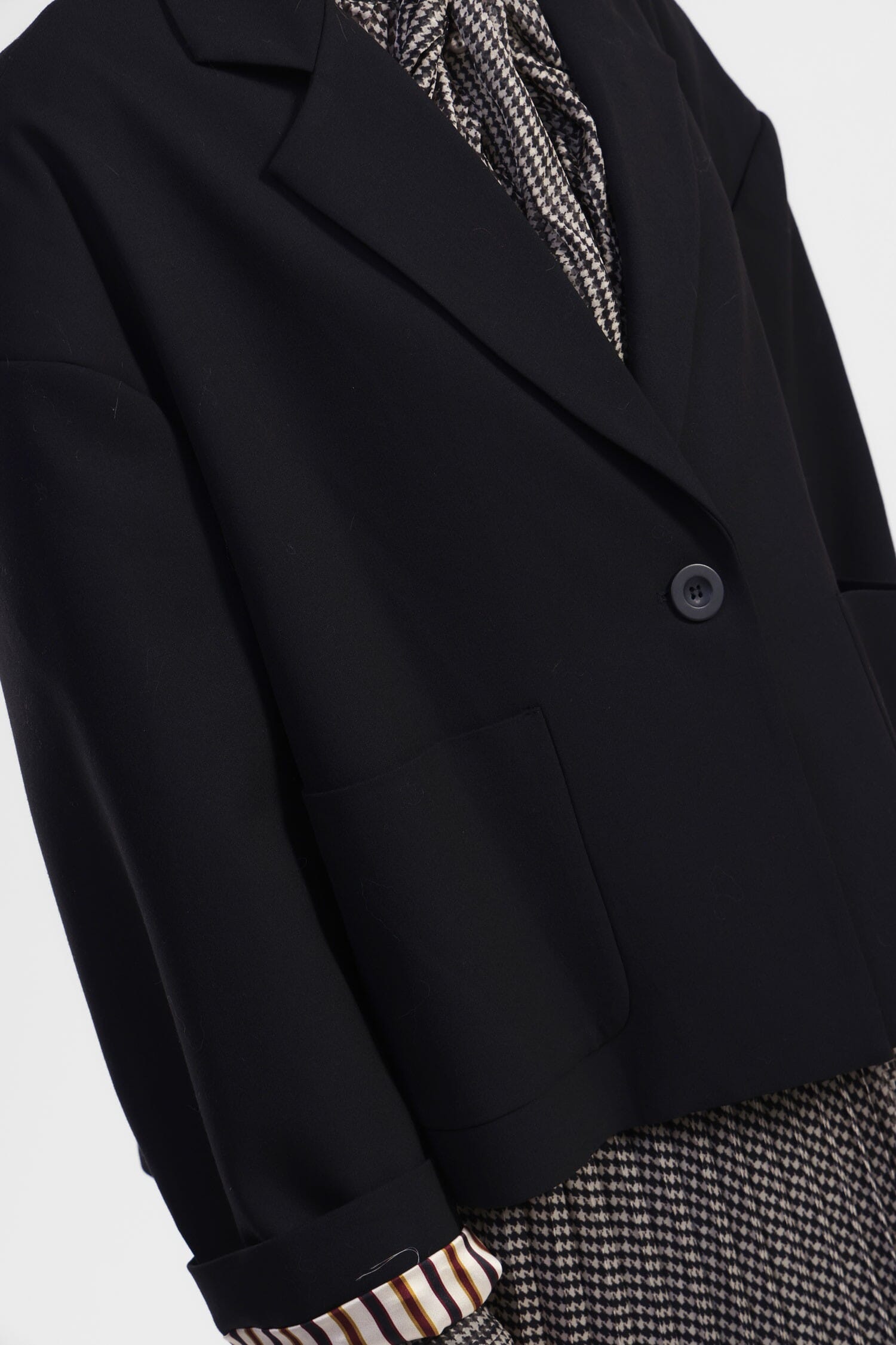 Dixie Blazer boutonné avec poches sur le devant