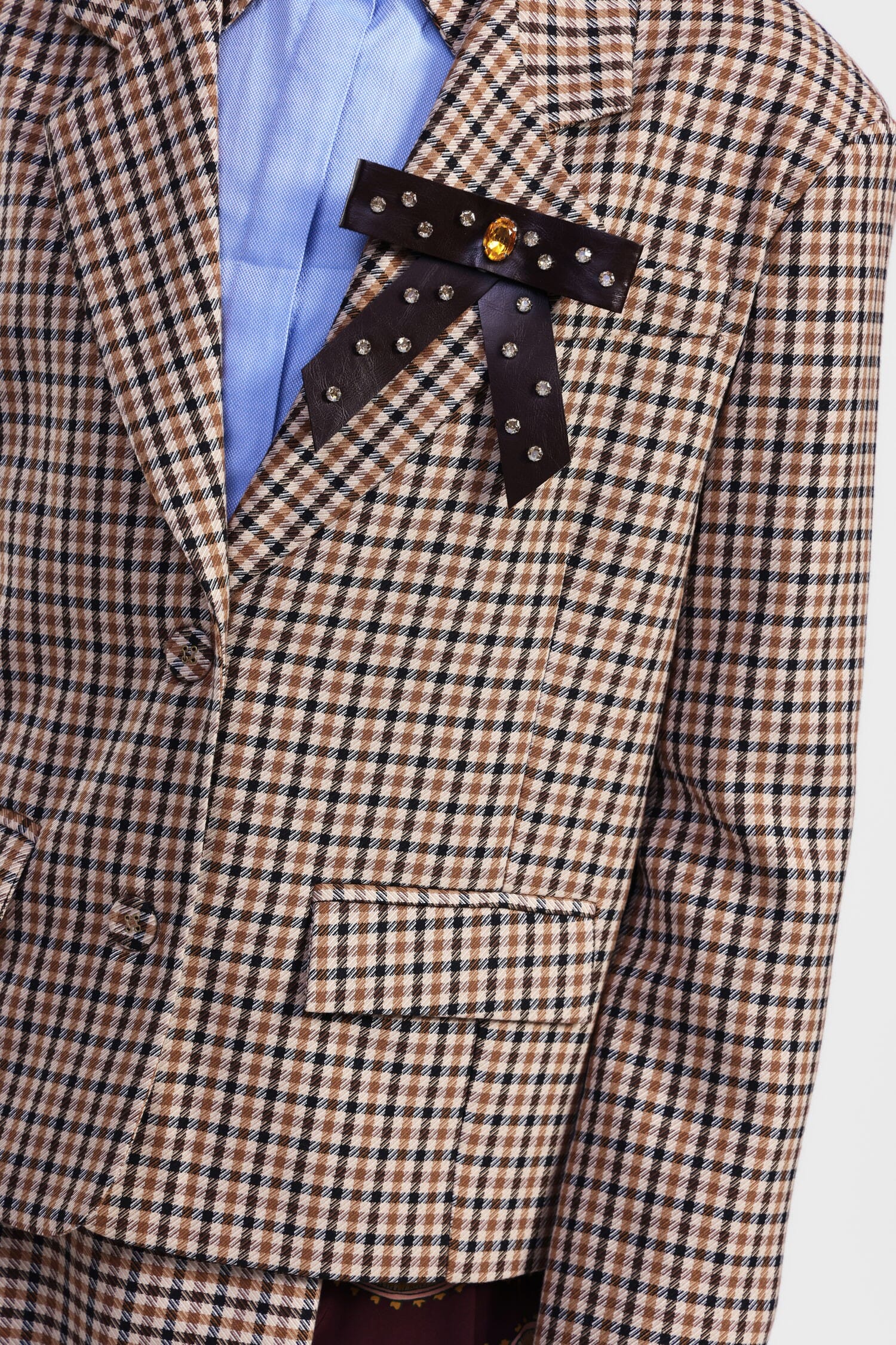 Blazer Con Motivo E Bottoni Decorativi Dixie