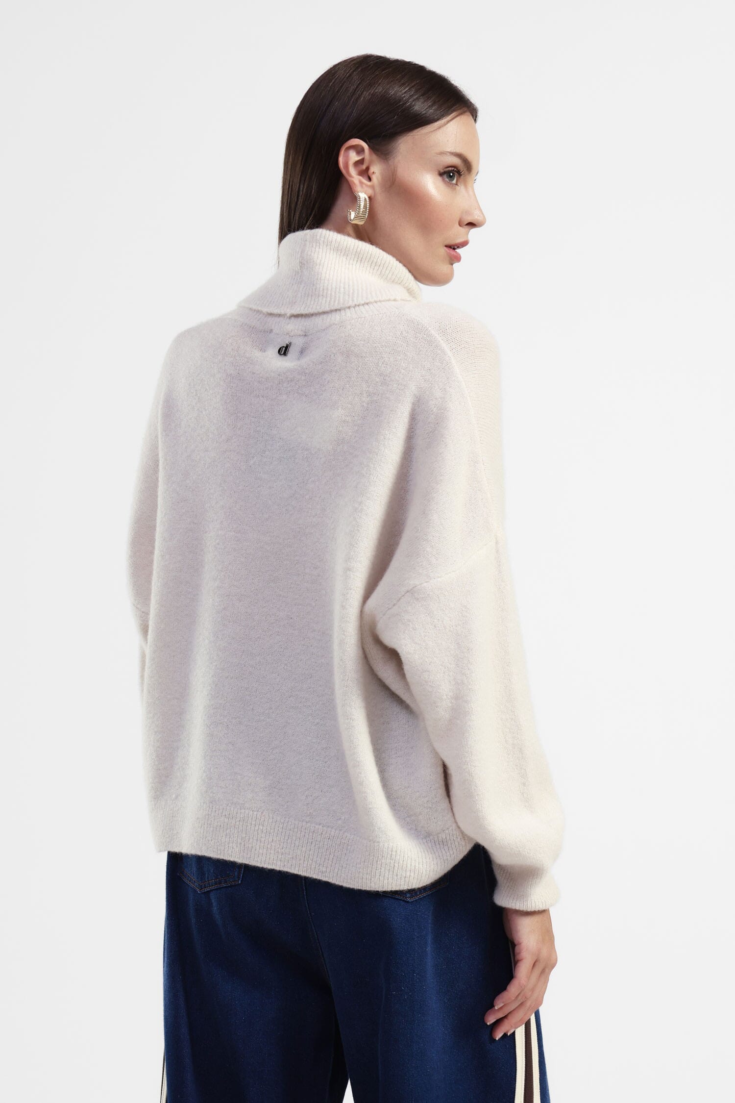 Soft And Wrap-around Turtleneck Sweater Dixie
